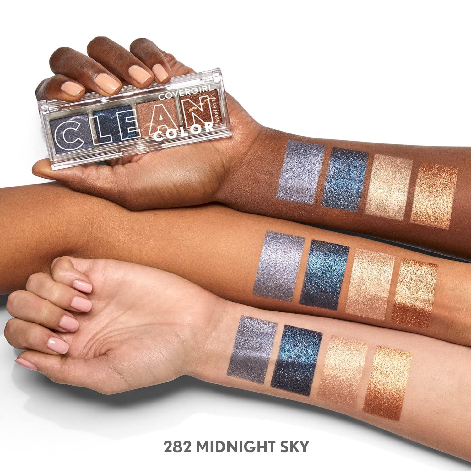 Foto 4 | Paleta De Sombras De Ojos Covergirl Clean Fresh Clean Color Midnight Sky - Venta Internacional.