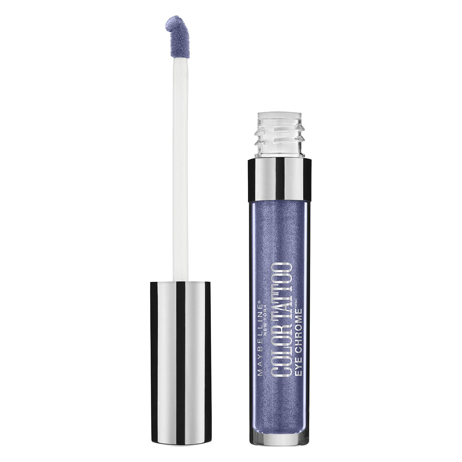 Foto 2 | Sombra De Ojos Maybelline New York Color Tattoo Eye Chrome Bold Sapphire 3.2 Ml - Venta Internacional.