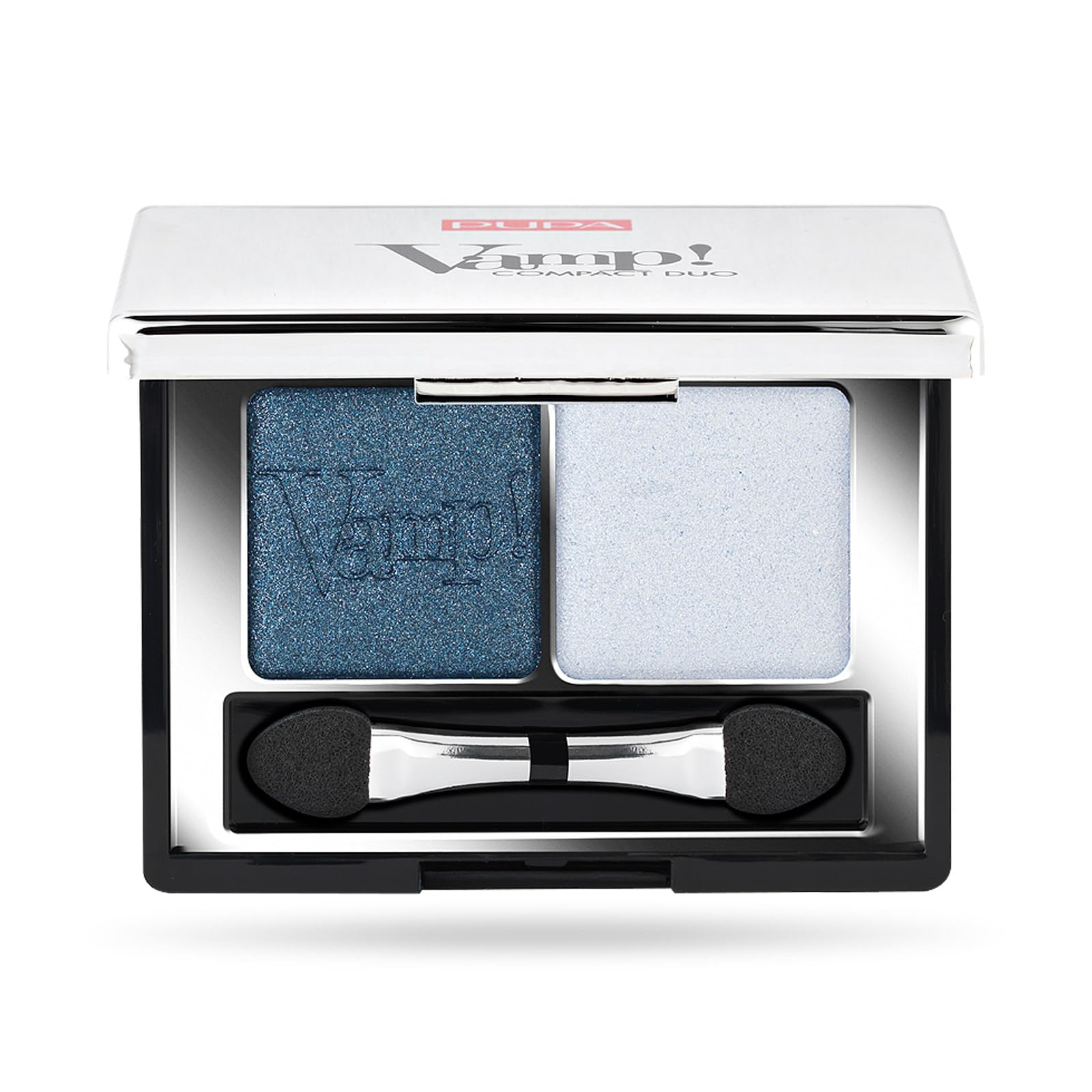 Sombra De Ojos Compact Duo Pupa Milano Vamp! 012 Azul Magnético - Venta Internacional.