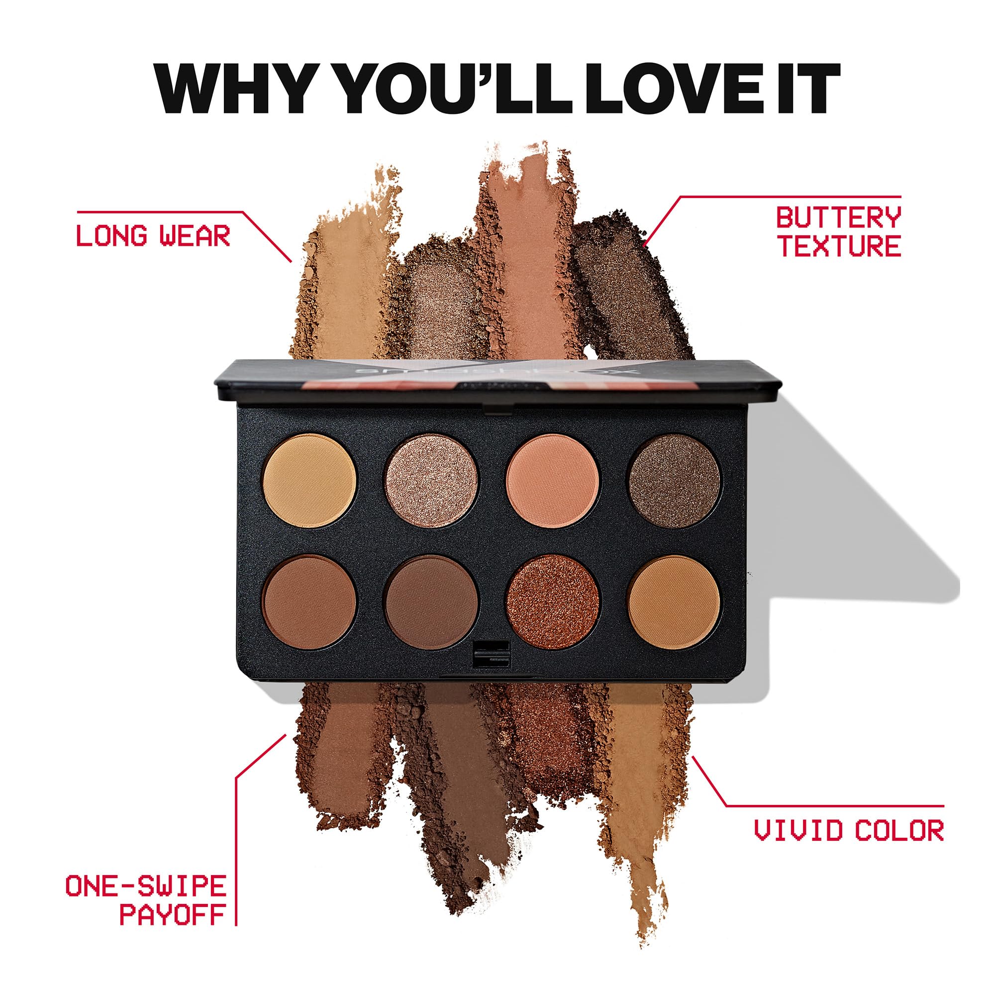 Foto 5 pulgar | Paleta De Sombras De Ojos Smashbox Always On Mood Board Cozy Vibes - Venta Internacional.