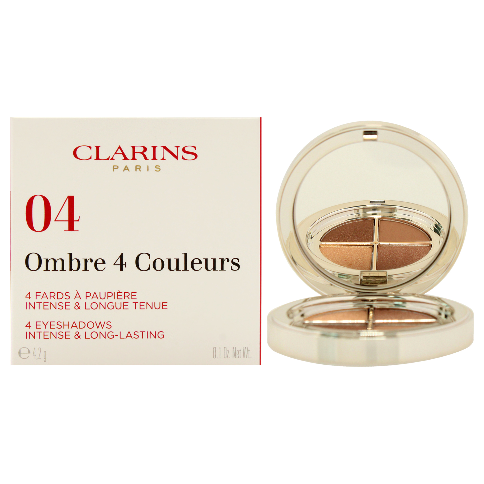 Paleta De Sombras De Ojos Clarins Ombre 4 - 04 Brown Para Mujer - Venta Internacional.