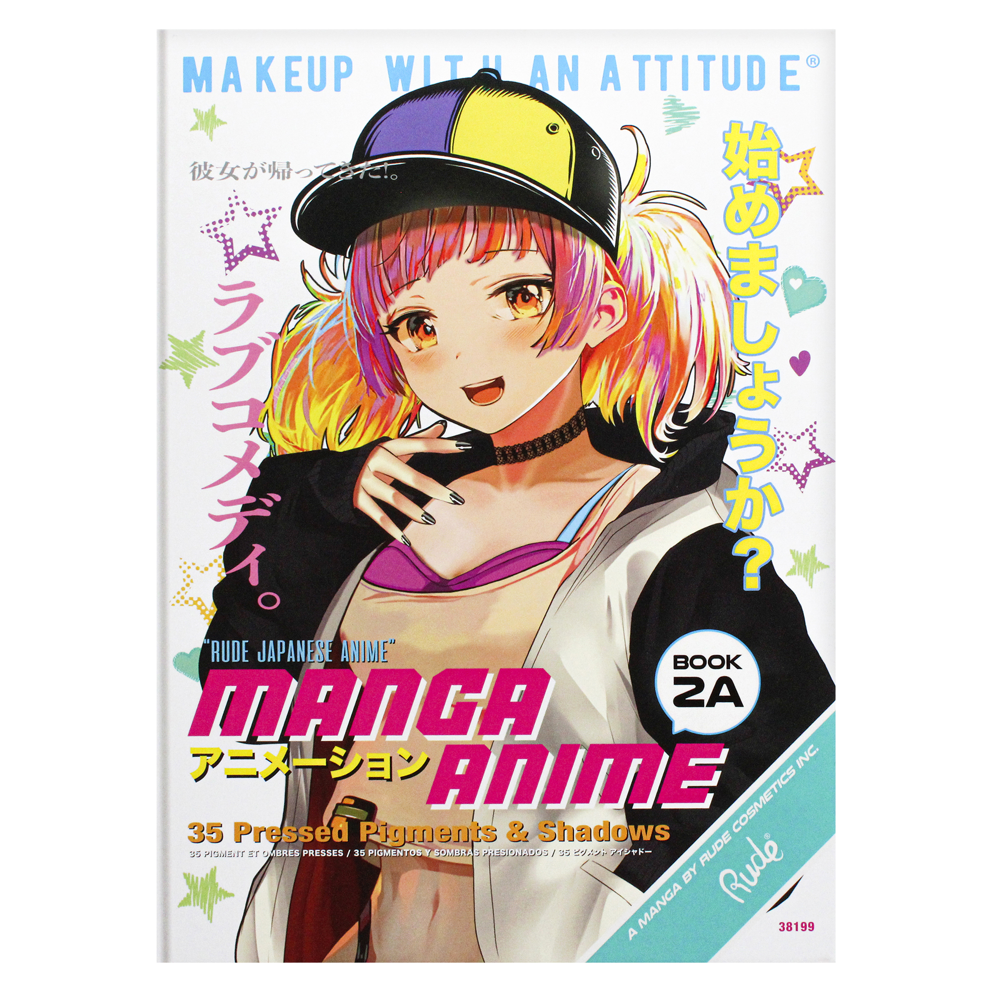 Foto 5 | Paleta De Sombras De Ojos Rude Cosmetics Manga Anime 35 - Libro 2a - Venta Internacional.