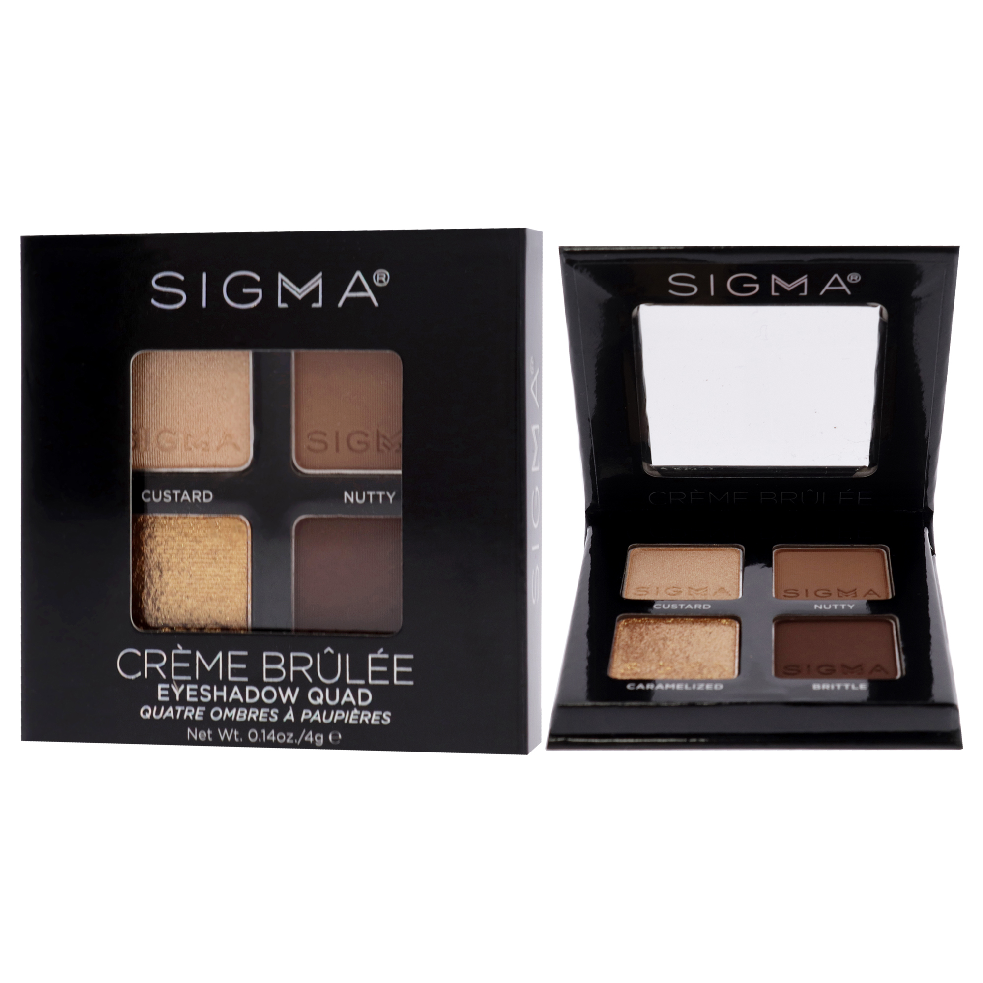 Foto 5 pulgar | Sombra De Ojos Quad Sigma Creme Brulee Para Mujer, 4 Colores, 4 G - Venta Internacional.