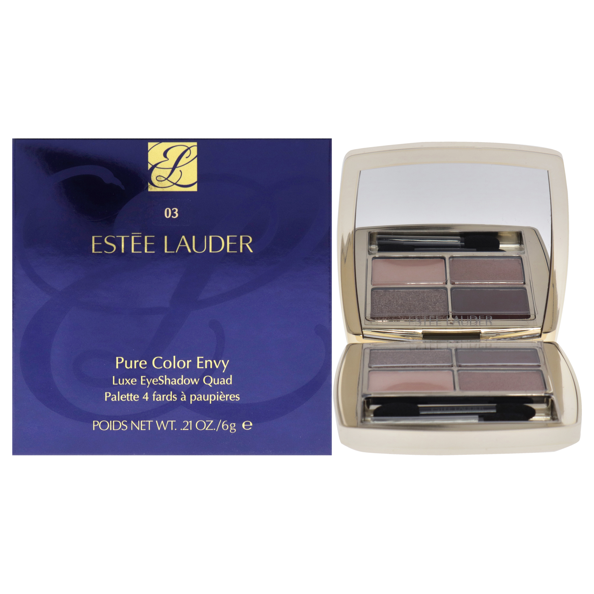 Foto 2 pulgar | Paleta De Sombras De Ojos Estee Lauder Pure Color Envy Luxe Quad 03 - Venta Internacional.