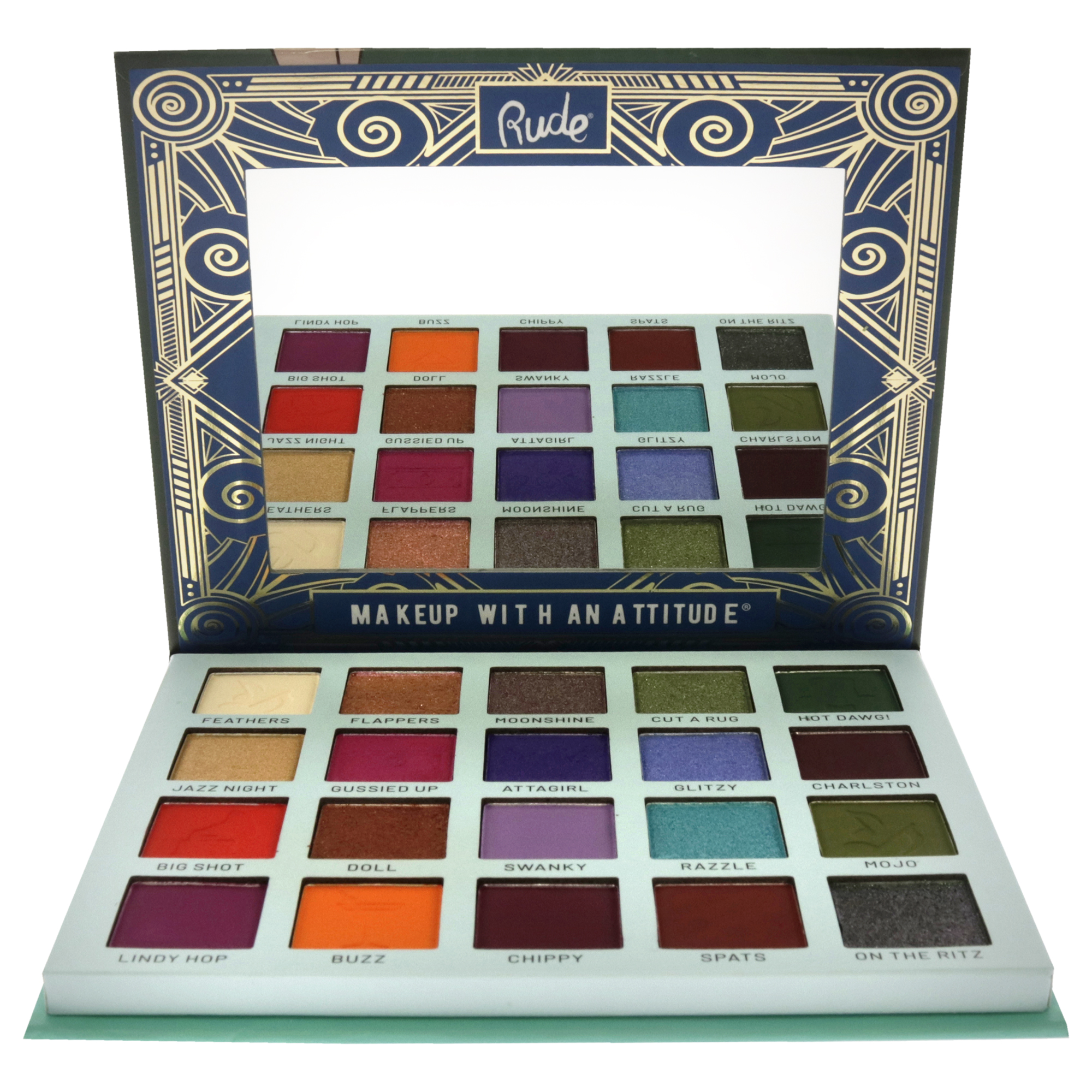 Foto 3 pulgar | Paleta De Sombras De Ojos Rude Cosmetics The Roaring 20s Reckless - Venta Internacional.