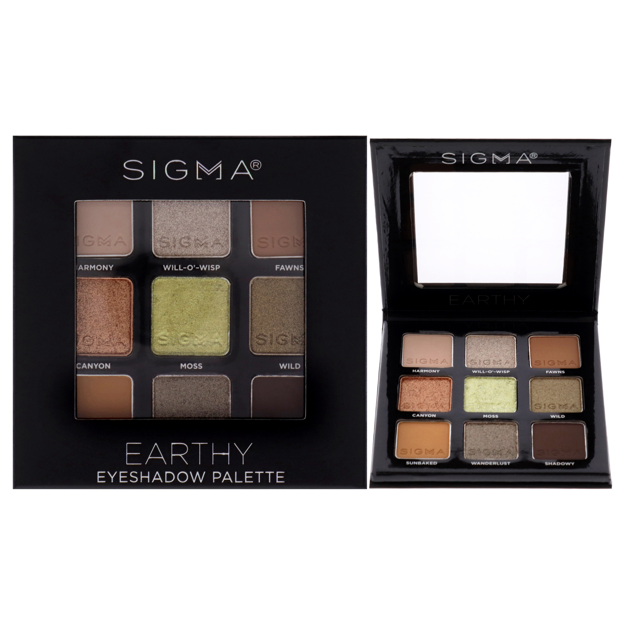 Paleta De Sombras De Ojos Sigma Earthy Para Mujer, 1 Ml - Venta Internacional.