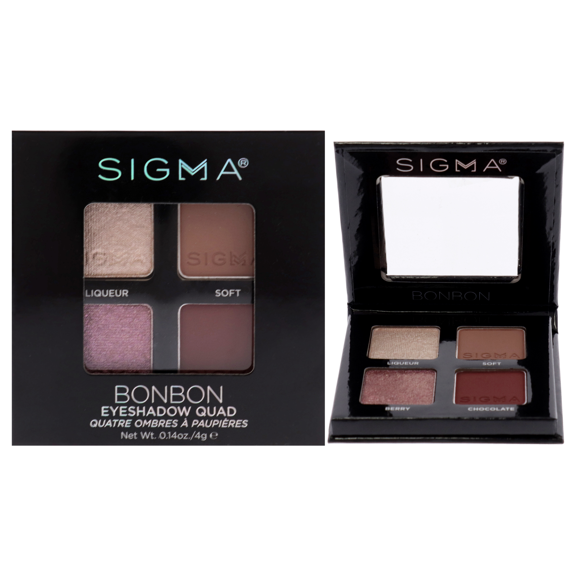 Foto 2 pulgar | Paleta De Sombras De Ojos Sigma Bonbon Para Mujer, 4 Colores, 4,2 Ml - Venta Internacional.