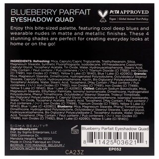 Foto 7 | Paleta De Sombras De Ojos Sigma Blueberry Parfait Para Mujer - Venta Internacional.