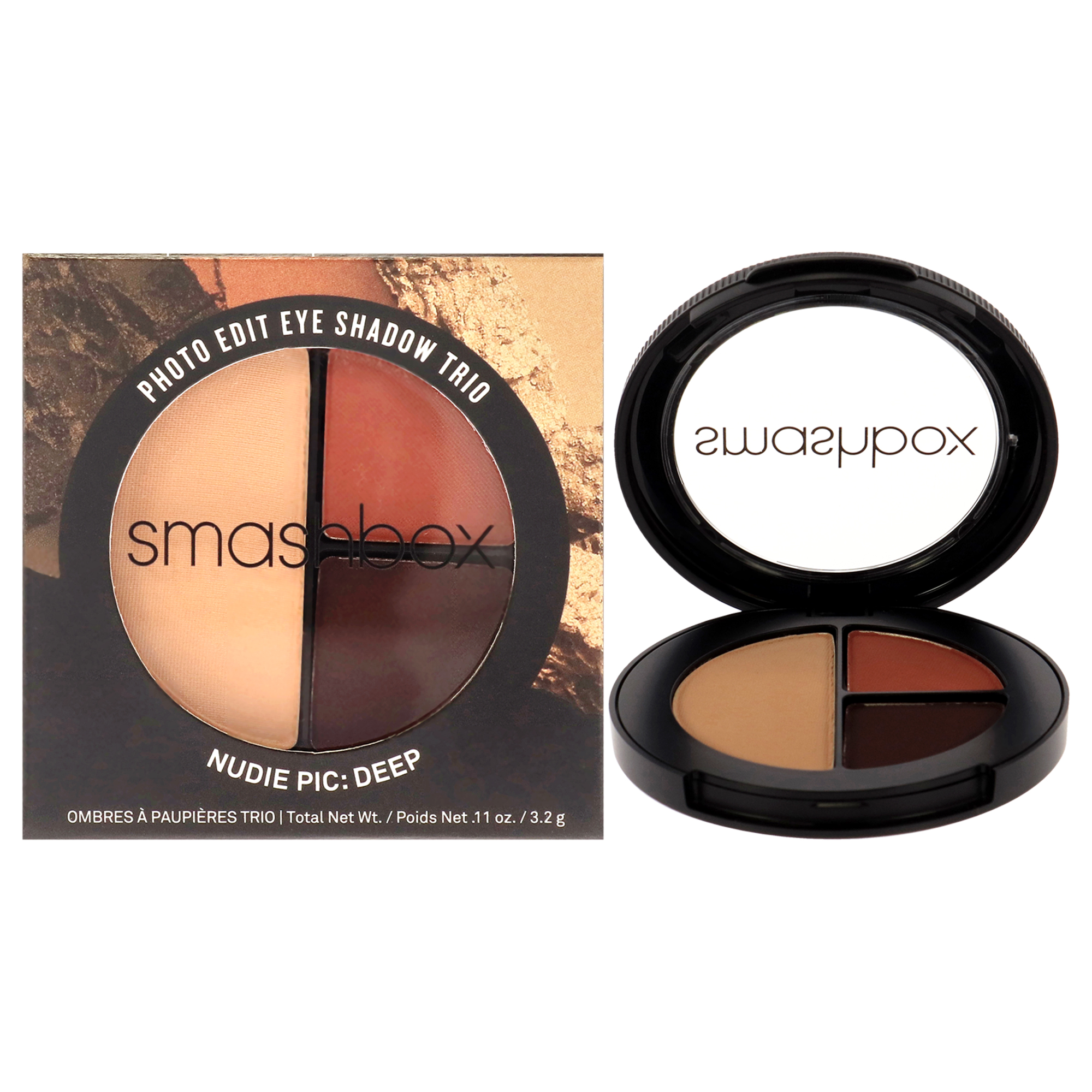 Eye Shadow Trio Smashbox Deep 0 - Producto De Belleza De Alta Calidad - Venta Internacional.