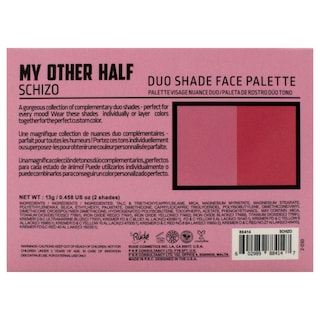 Foto 7 | Paleta Facial Rude Cosmetics My Other Half Duo Shade Schizo - Venta Internacional.