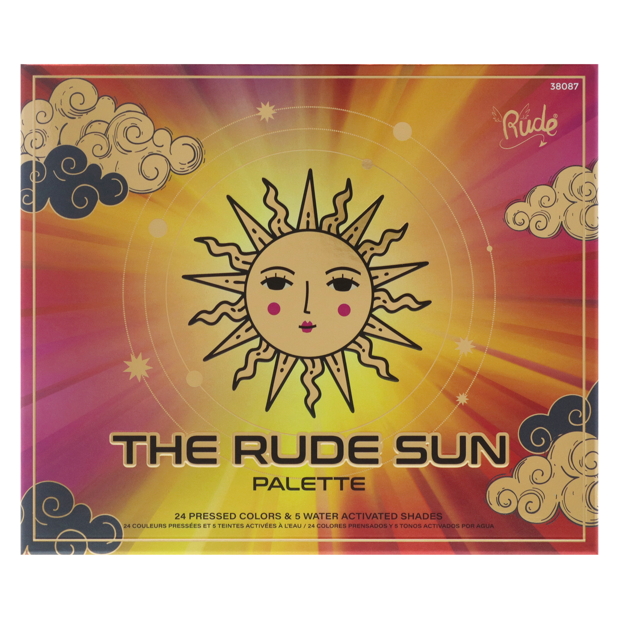 Foto 6 pulgar | Palette Rude Cosmetics Rude Sun, 37 Ml, Neón Activado Por Agua - Venta Internacional.