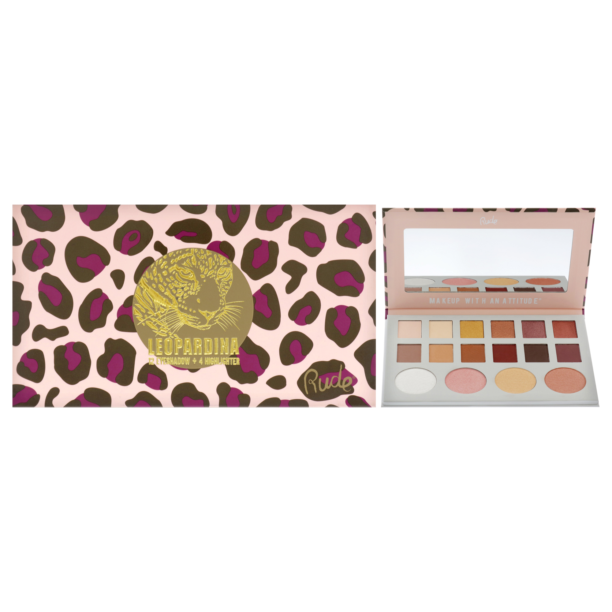 Foto 1 | Paleta Iluminadora De Sombras De Ojos Rude Cosmetics Women - Venta Internacional.