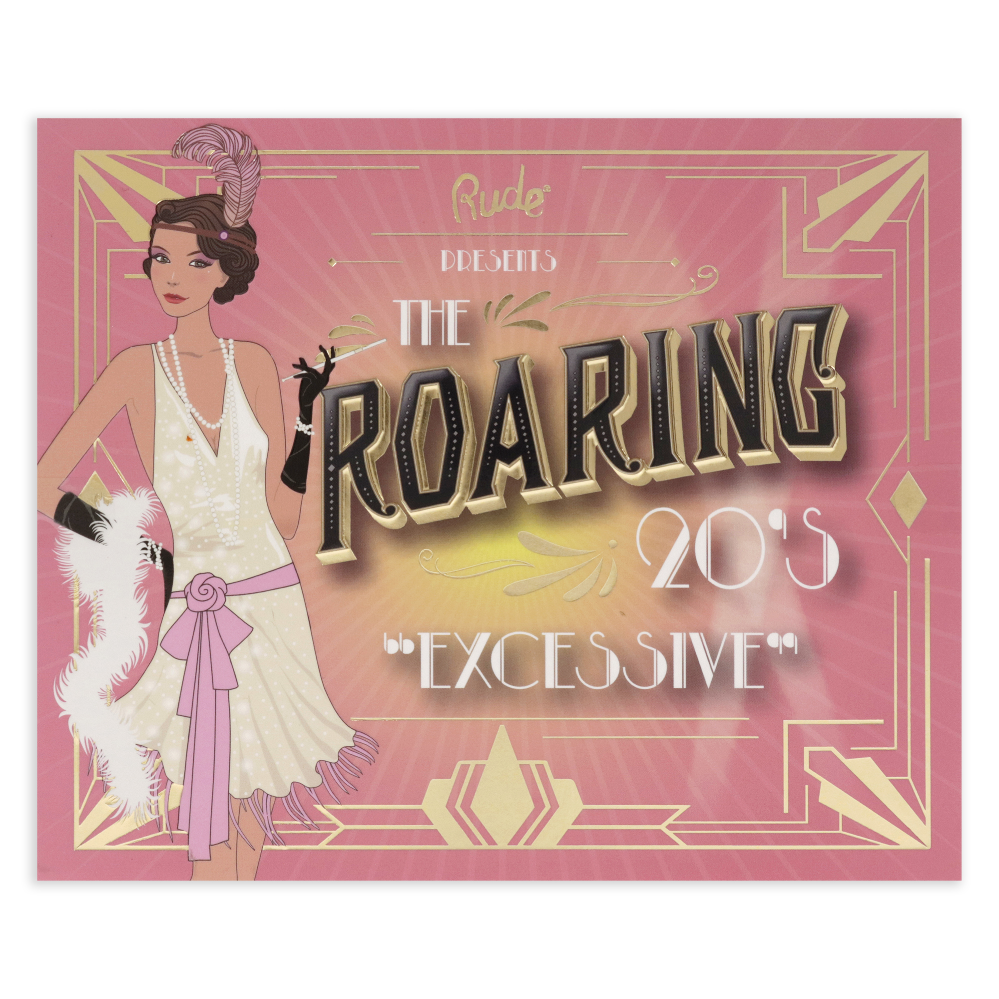 Foto 6 pulgar | Paleta De Sombras De Ojos Rude Cosmetics The Roaring 20s Excessive - Venta Internacional.