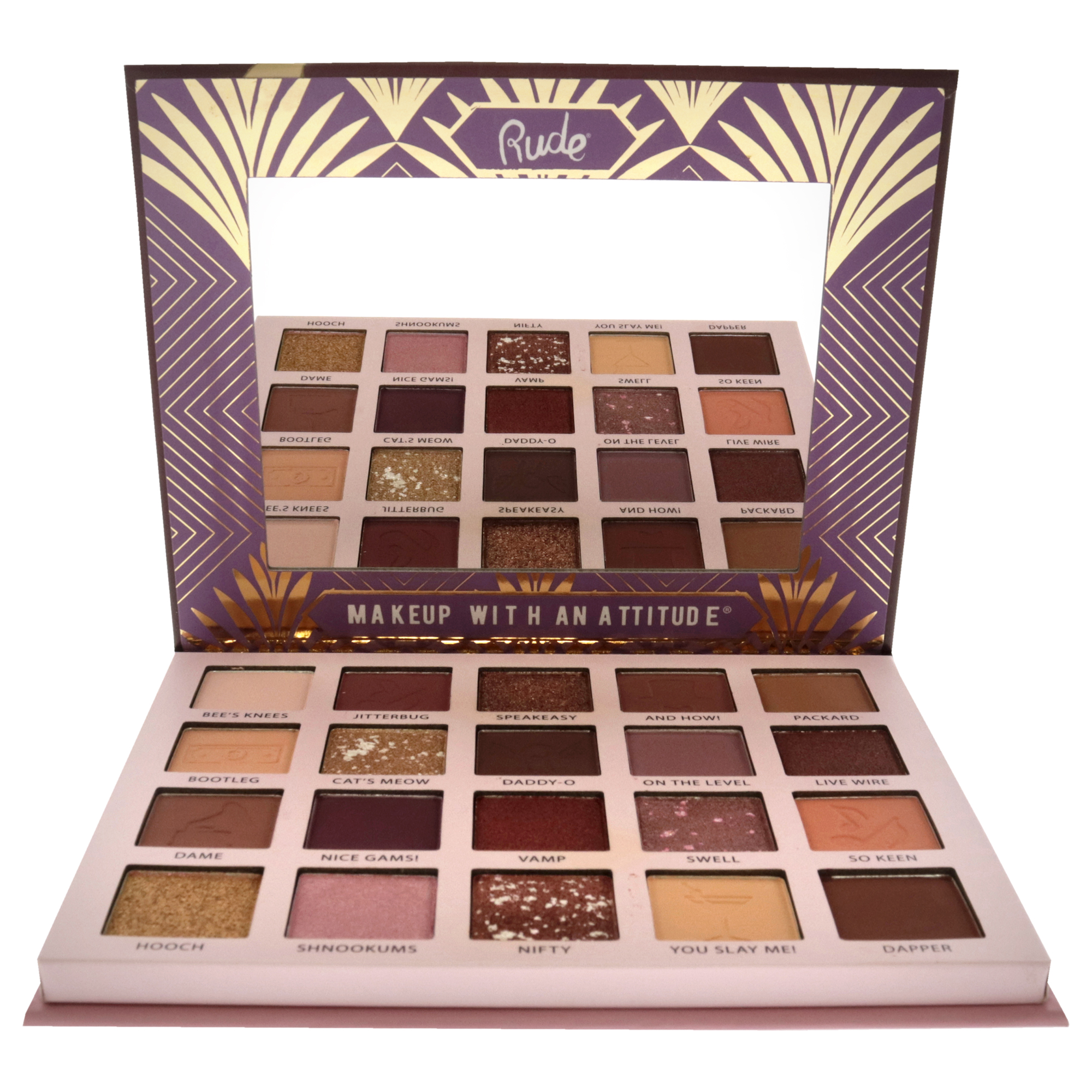 Foto 2 | Paleta De Sombras De Ojos Rude Cosmetics The Roaring 20s Carefree - Venta Internacional.