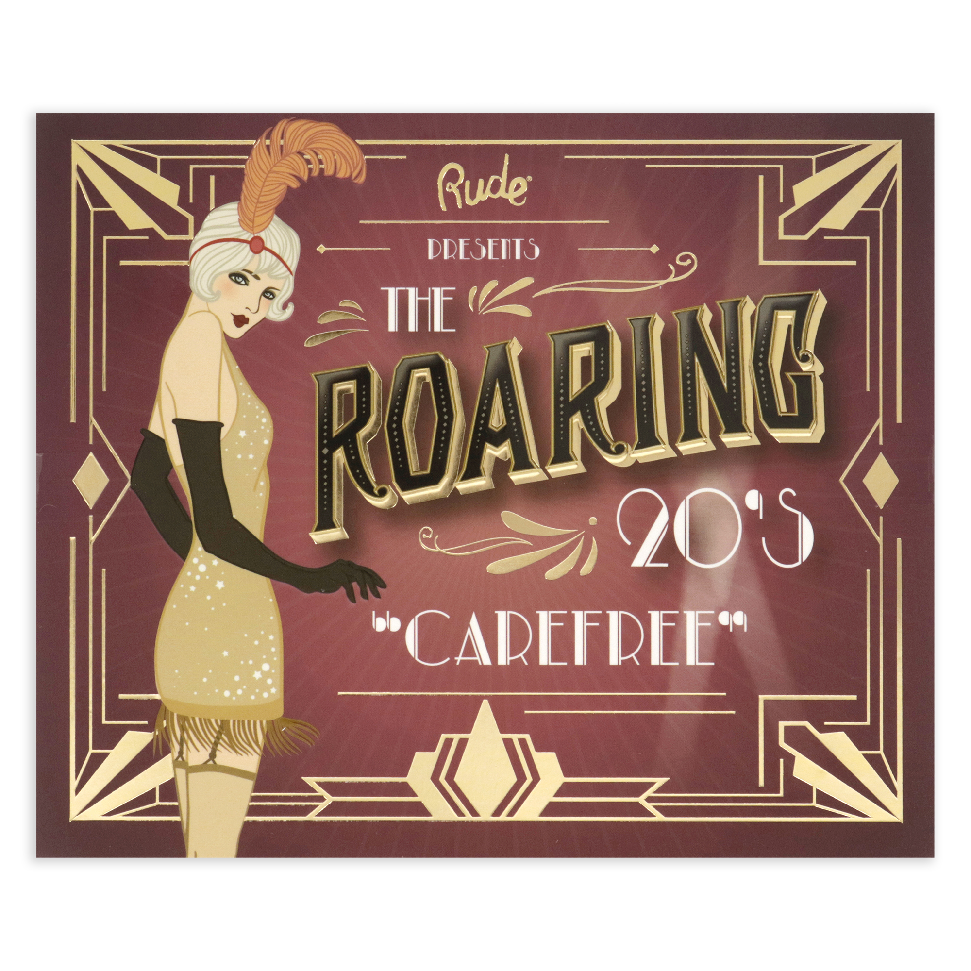 Foto 6 pulgar | Paleta De Sombras De Ojos Rude Cosmetics The Roaring 20s Carefree - Venta Internacional.