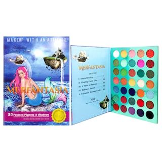 Foto 1 | Paleta De Sombras De Ojos Rude Cosmetics Merfantasia 35 Colores Veganos - Venta Internacional.