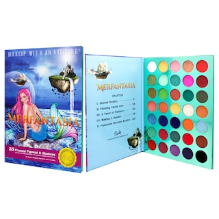 Foto 4 | Paleta De Sombras De Ojos Rude Cosmetics Merfantasia 35 Colores Veganos - Venta Internacional.