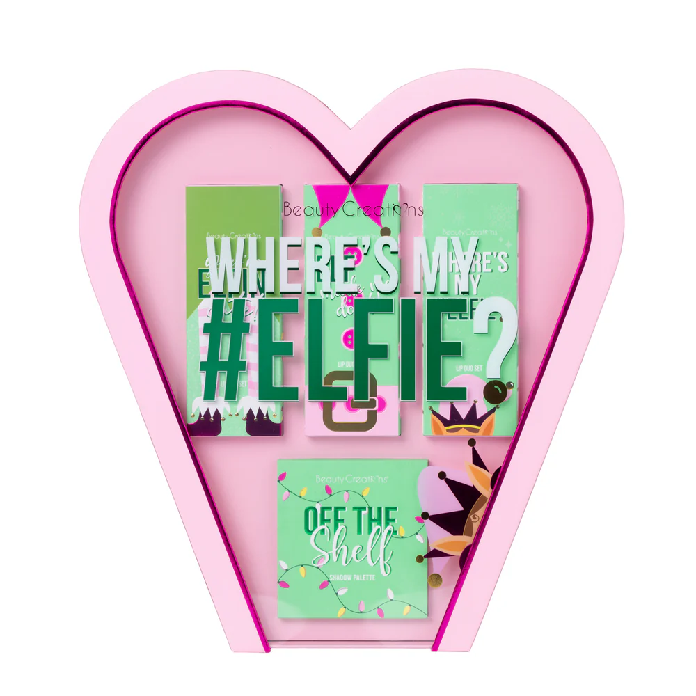 Set Where's My Elfie? 3 Dúos De Labios + Paleta De Sombras Beauty Creations