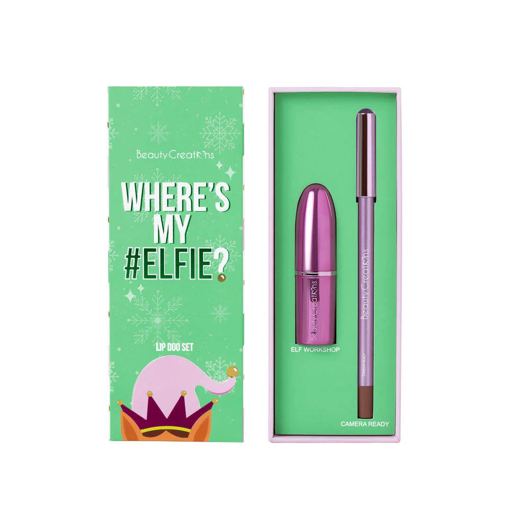 Foto 4 pulgar | Set Where's My Elfie? 3 Dúos De Labios + Paleta De Sombras Beauty Creations