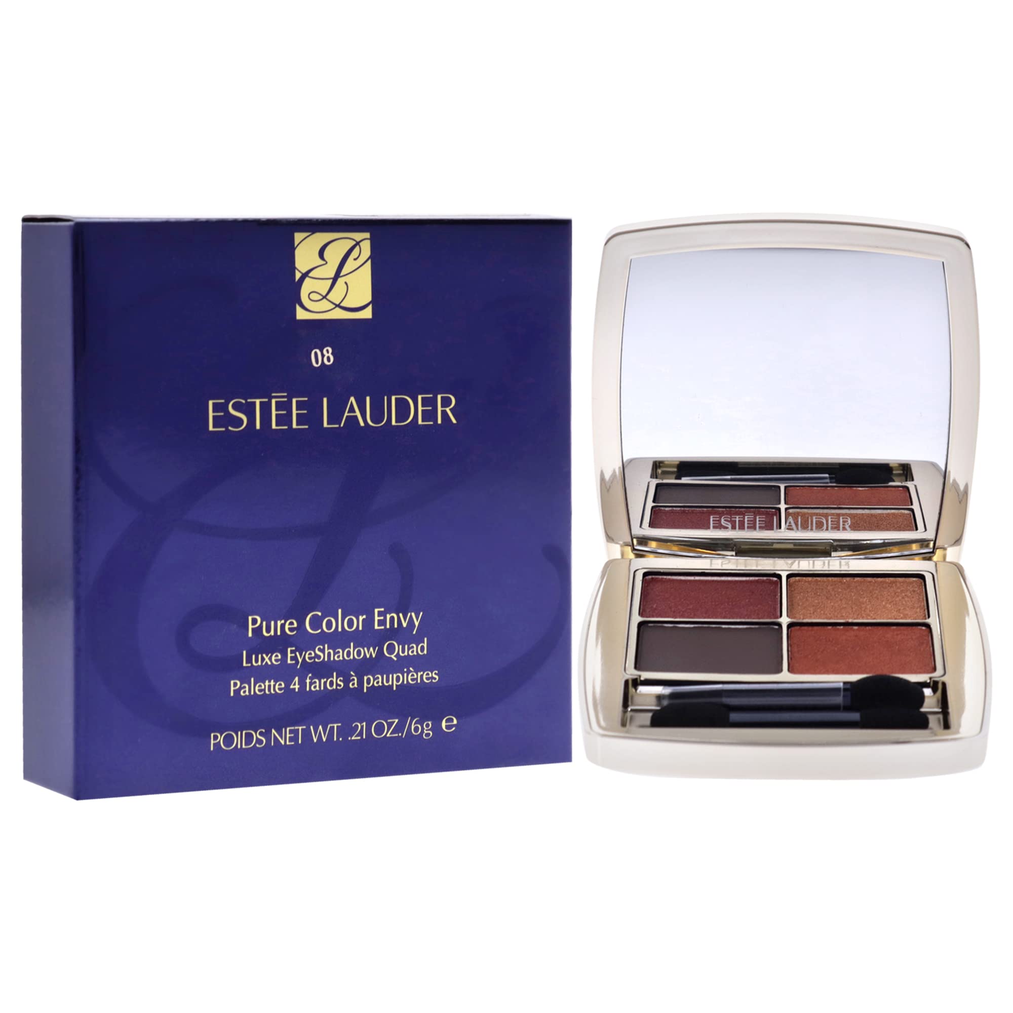 Foto 3 | Sombra De Ojos Estée Lauder Pure Color Envy Luxe Quad 08 Wild Earth - Venta Internacional.