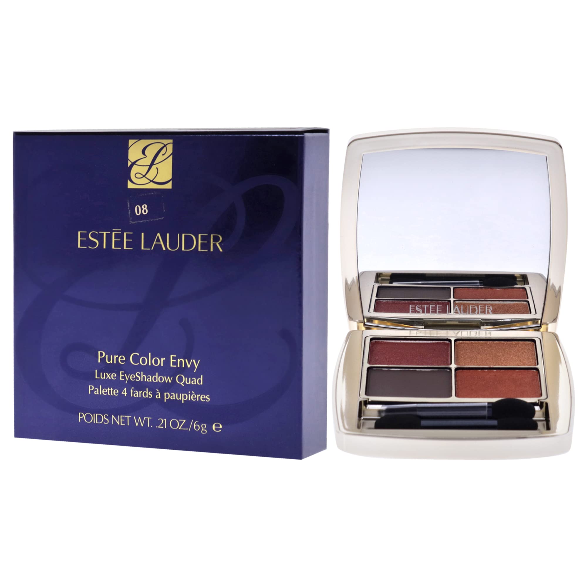 Foto 4 | Sombra De Ojos Estée Lauder Pure Color Envy Luxe Quad 08 Wild Earth - Venta Internacional.