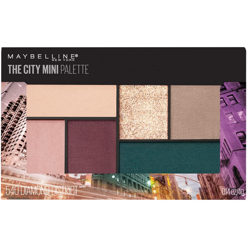 Foto 2 | Paleta De Sombras De Ojos Maybelline New York The City Mini - Venta Internacional.