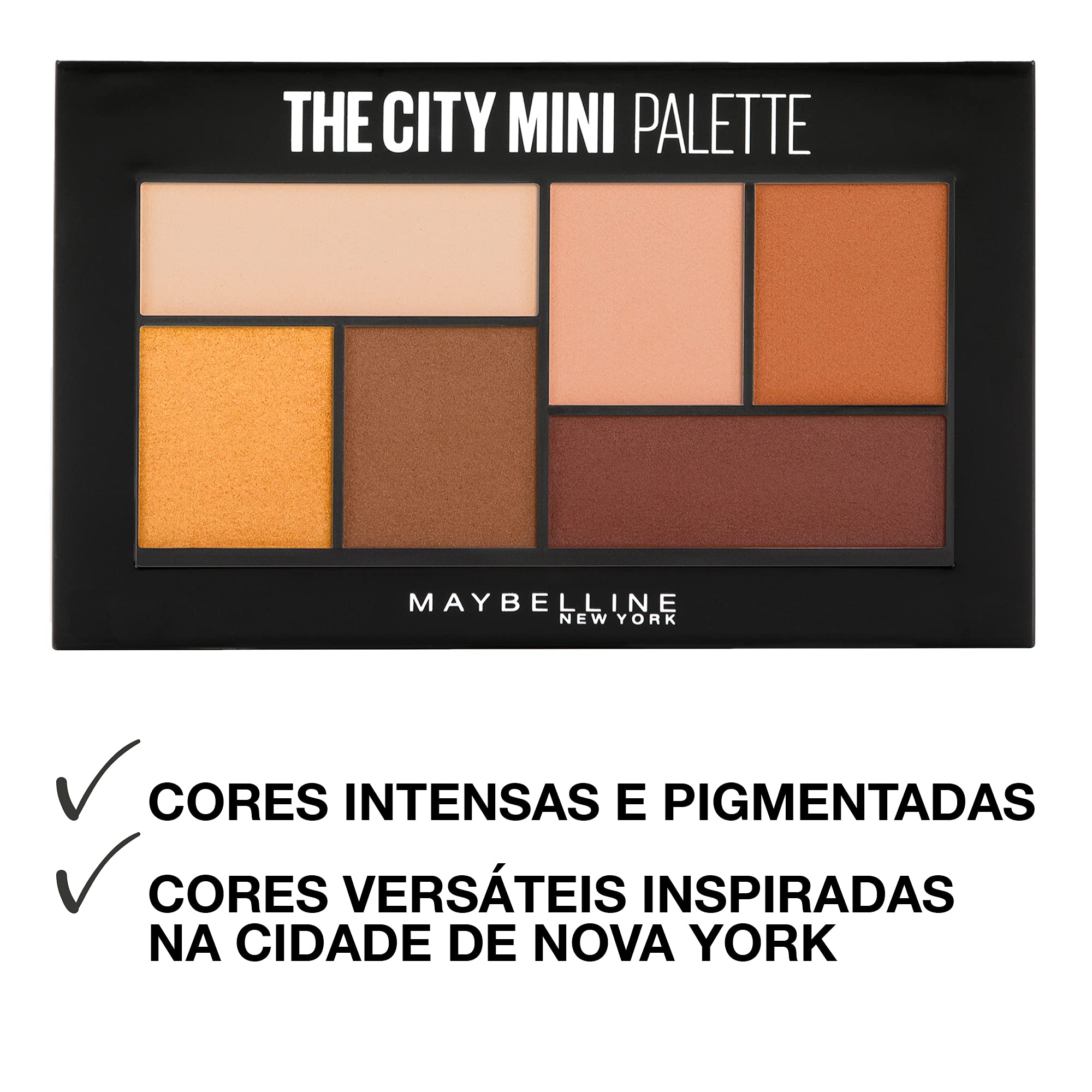 Foto 4 pulgar | Paleta De Sombras De Ojos Maybelline New York The City Mini - Venta Internacional.