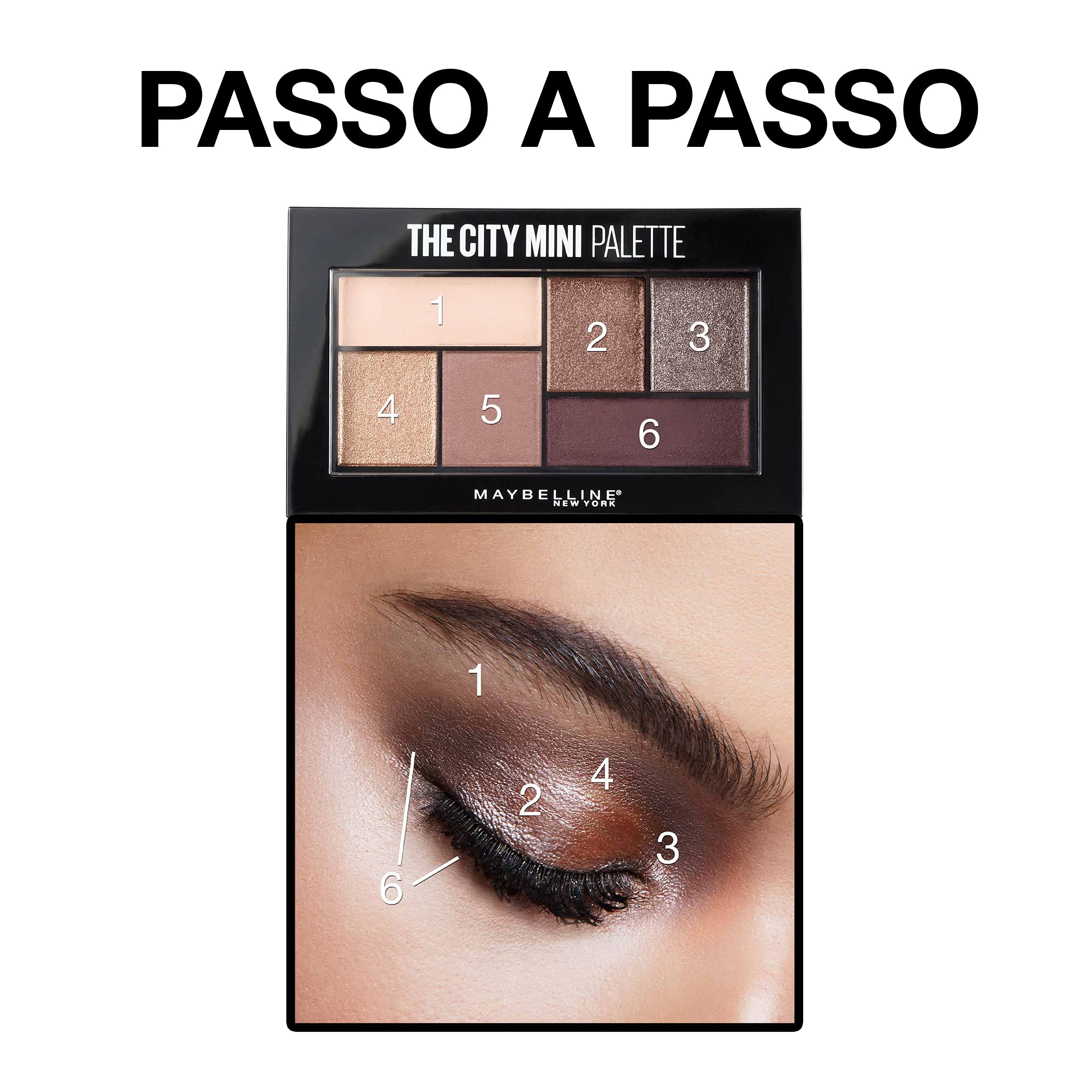 Foto 5 | Paleta De Sombras De Ojos Maybelline New York The City Mini - Venta Internacional.