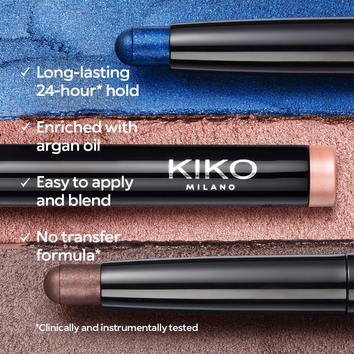 Foto 4 | Sombra De Ojos En Barra Kiko Milano New Long Dasting 12 Tonos - Venta Internacional.