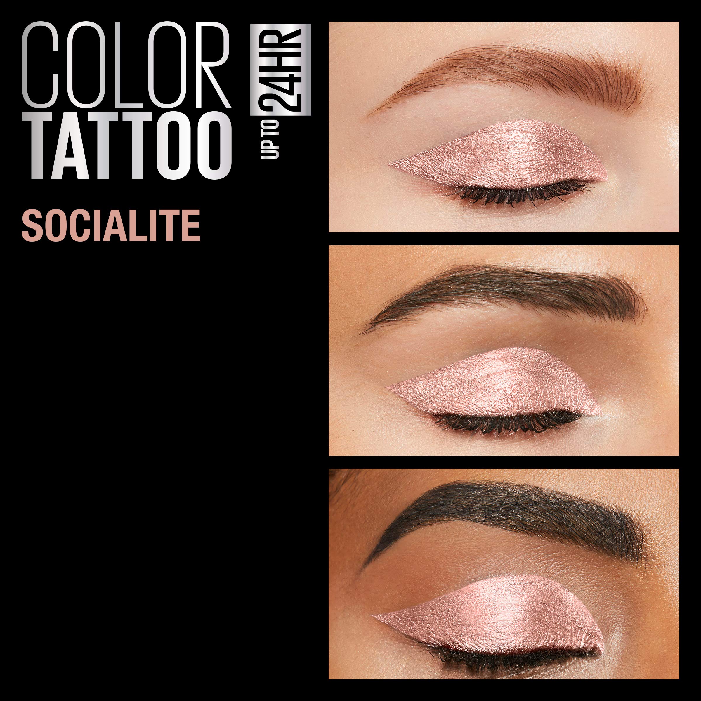 Foto 4 pulgar | Sombra De Ojos En Crema Maybelline Color Tattoo Socialite, 4 Ml - Venta Internacional.