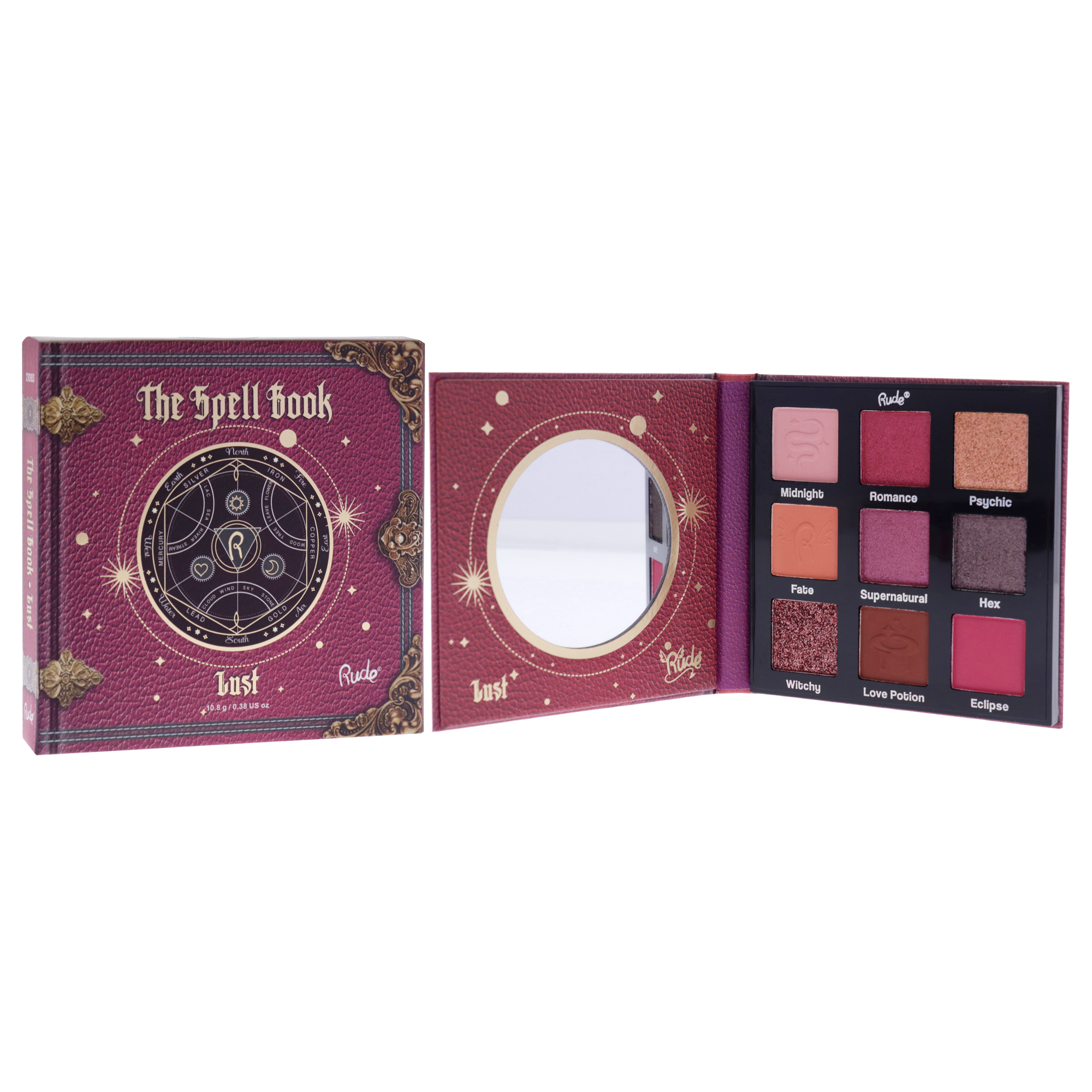 Foto 3 pulgar | Paleta De Sombras De Ojos Rude Cosmetics Spell Book Lust 11 Ml - Venta Internacional.