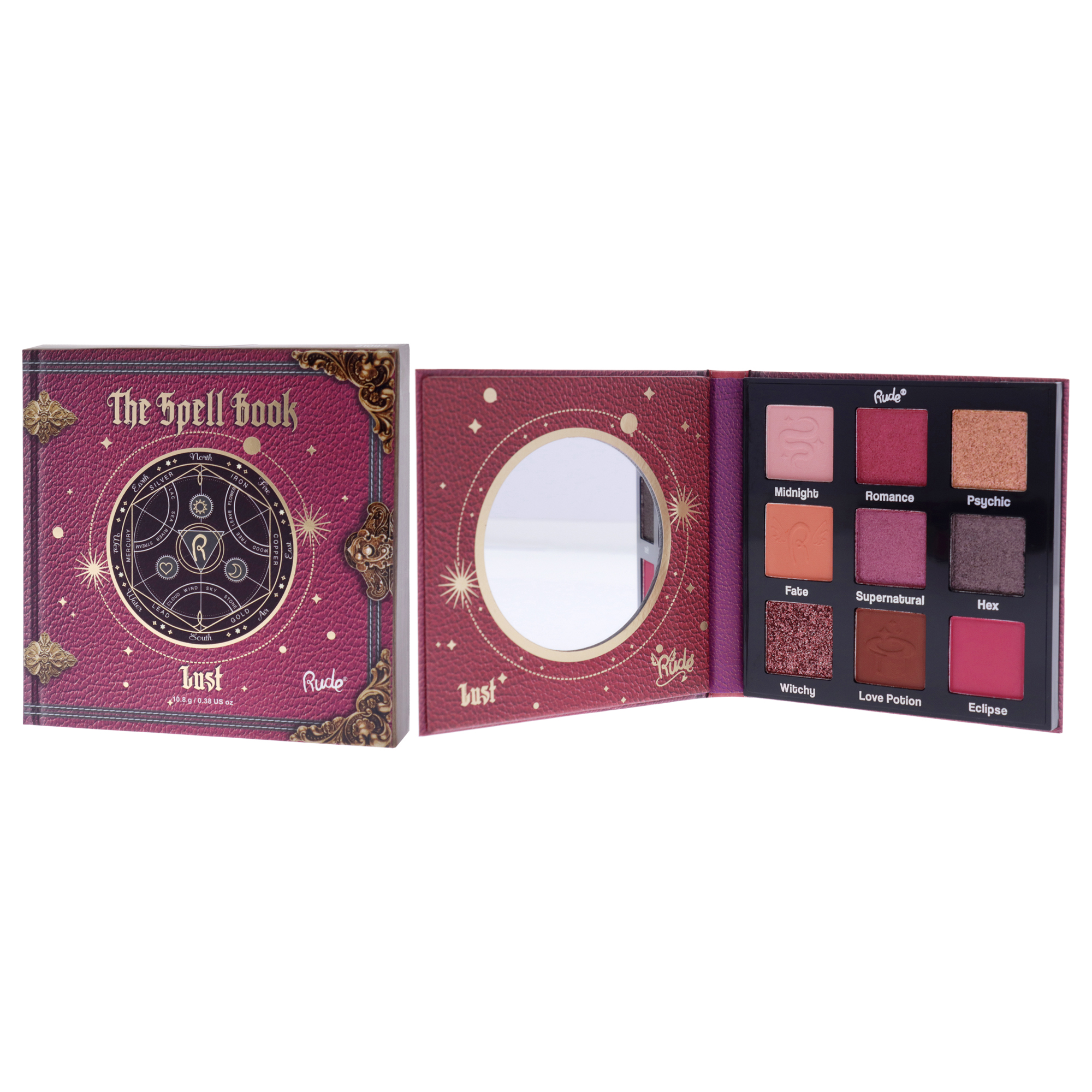 Foto 4 pulgar | Paleta De Sombras De Ojos Rude Cosmetics Spell Book Lust 11 Ml - Venta Internacional.