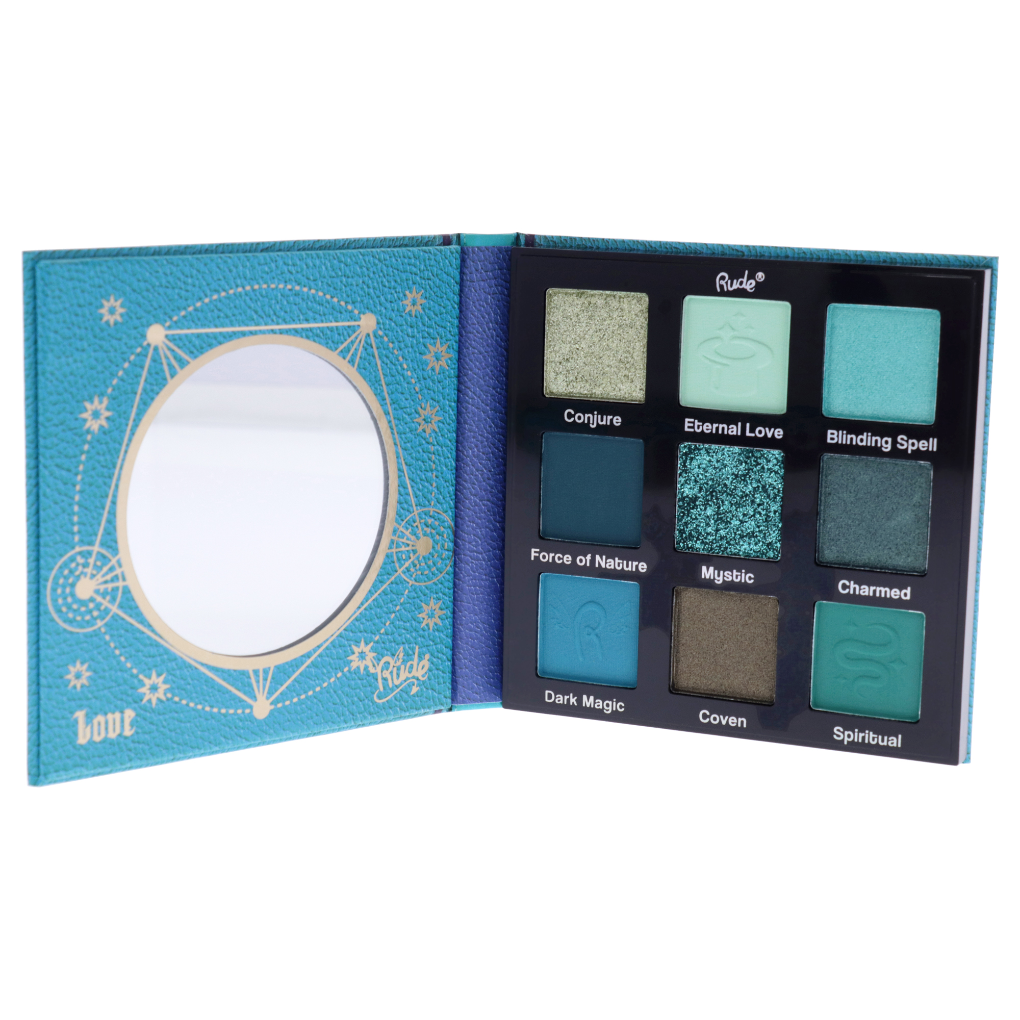 Paleta De Sombras De Ojos Rude Cosmetics Spell Book Love, 11 Ml - Venta Internacional.