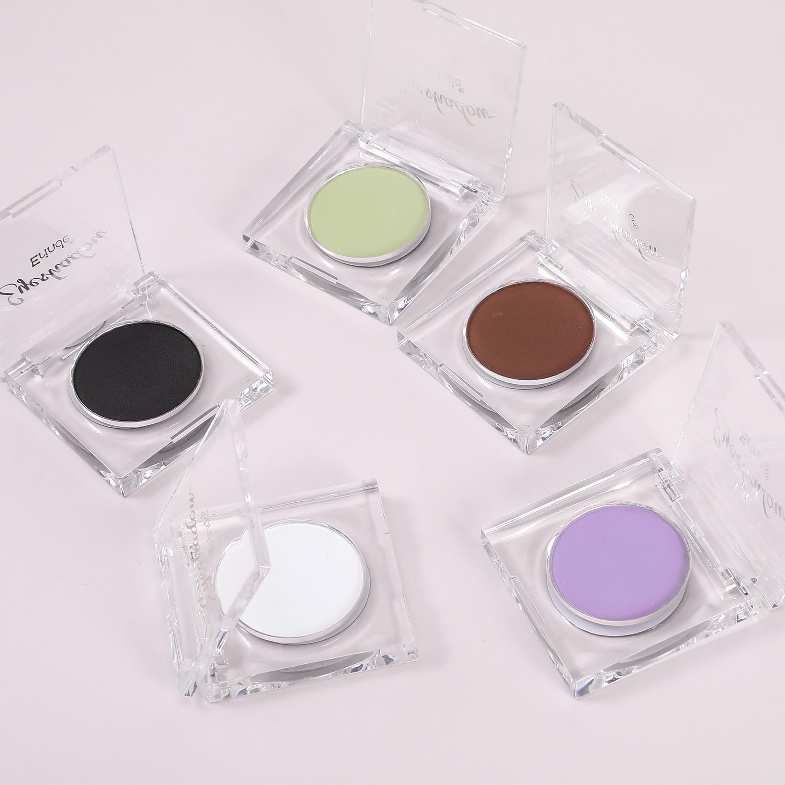 Foto 8 pulgar | Paleta De Sombras De Ojos Erinde Single White Matte Vegan 02# - Venta Internacional.