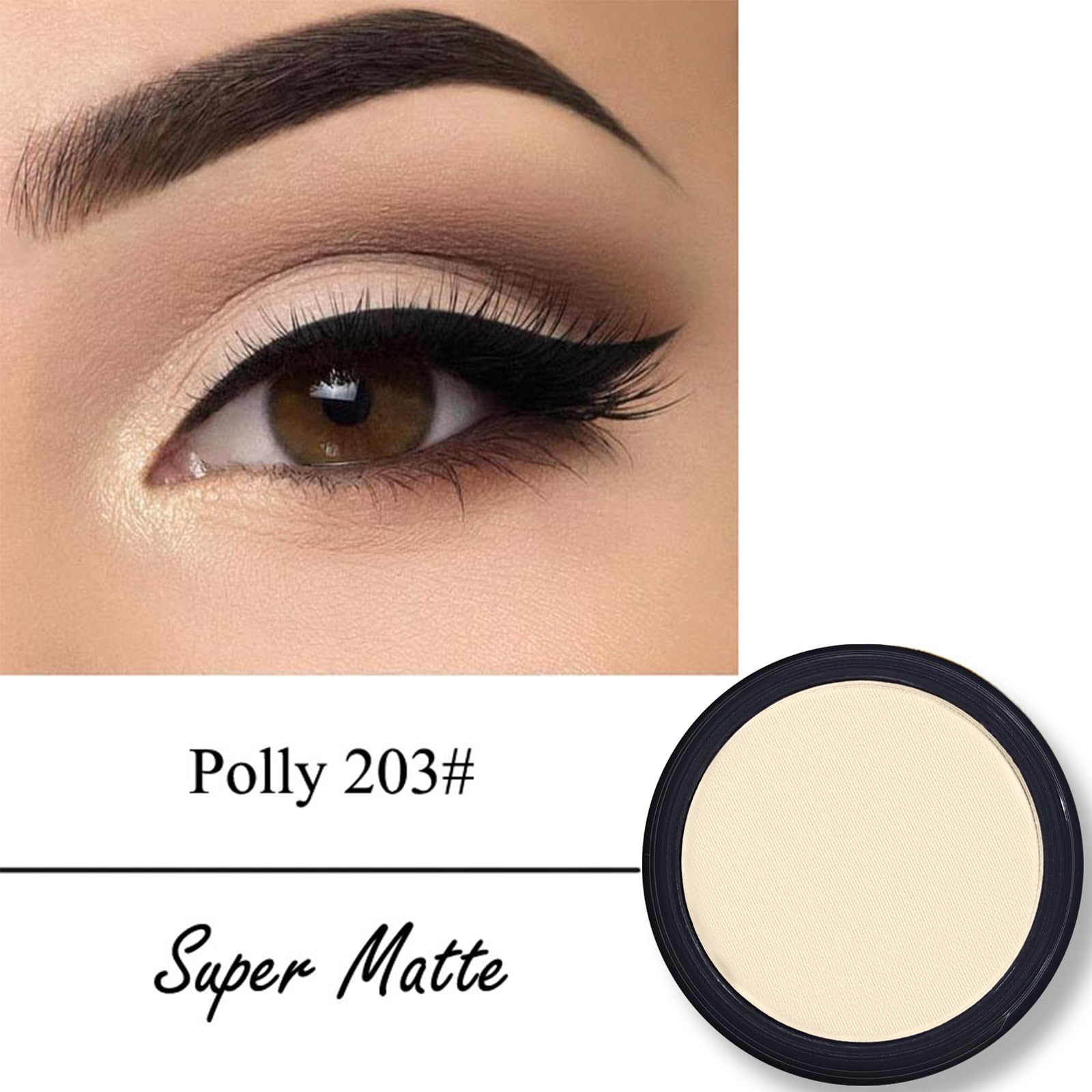 Foto 3 pulgar | Paleta De Sombras De Ojos Erinde Single Beige Matte High Pigment - Venta Internacional.