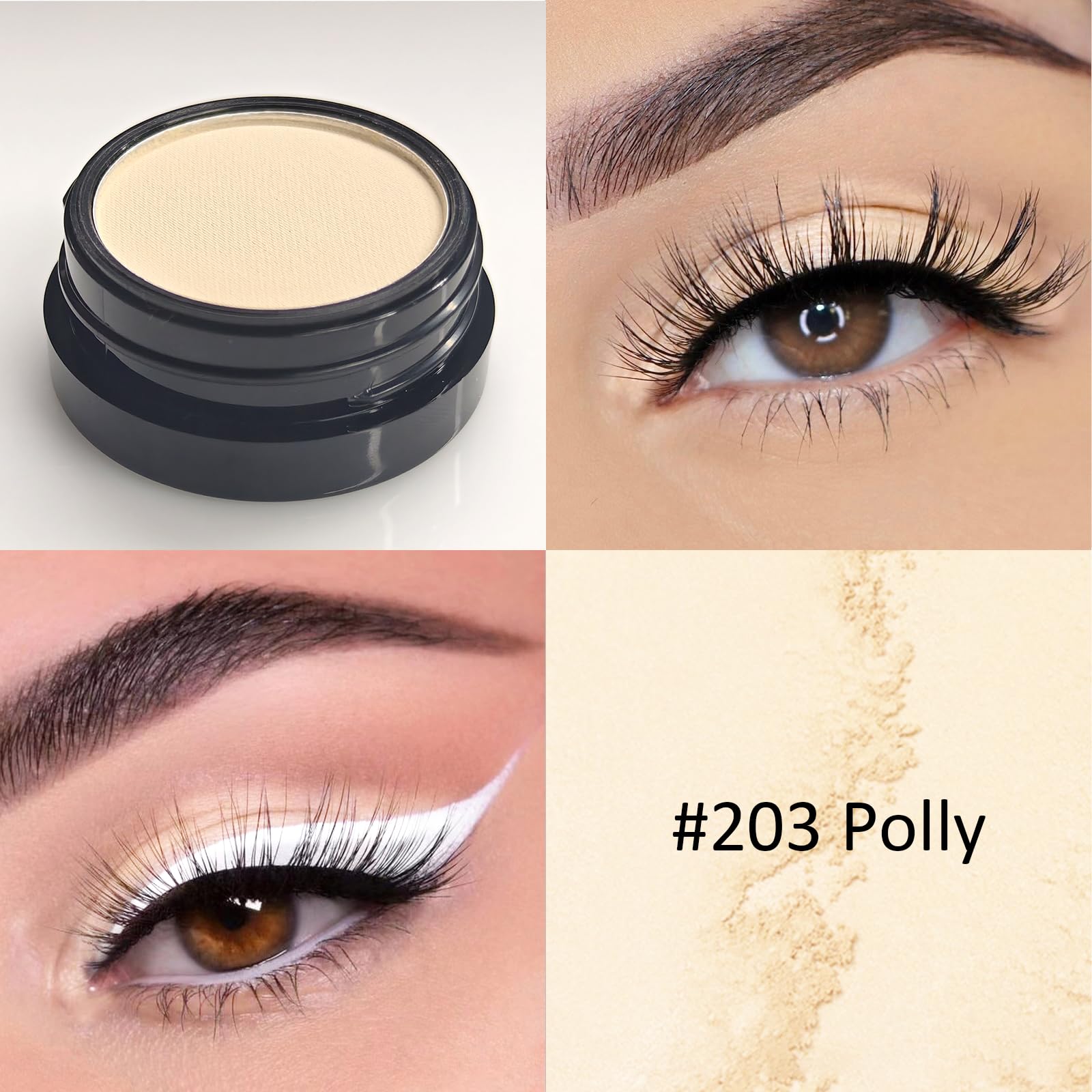 Foto 4 pulgar | Paleta De Sombras De Ojos Erinde Single Beige Matte High Pigment - Venta Internacional.
