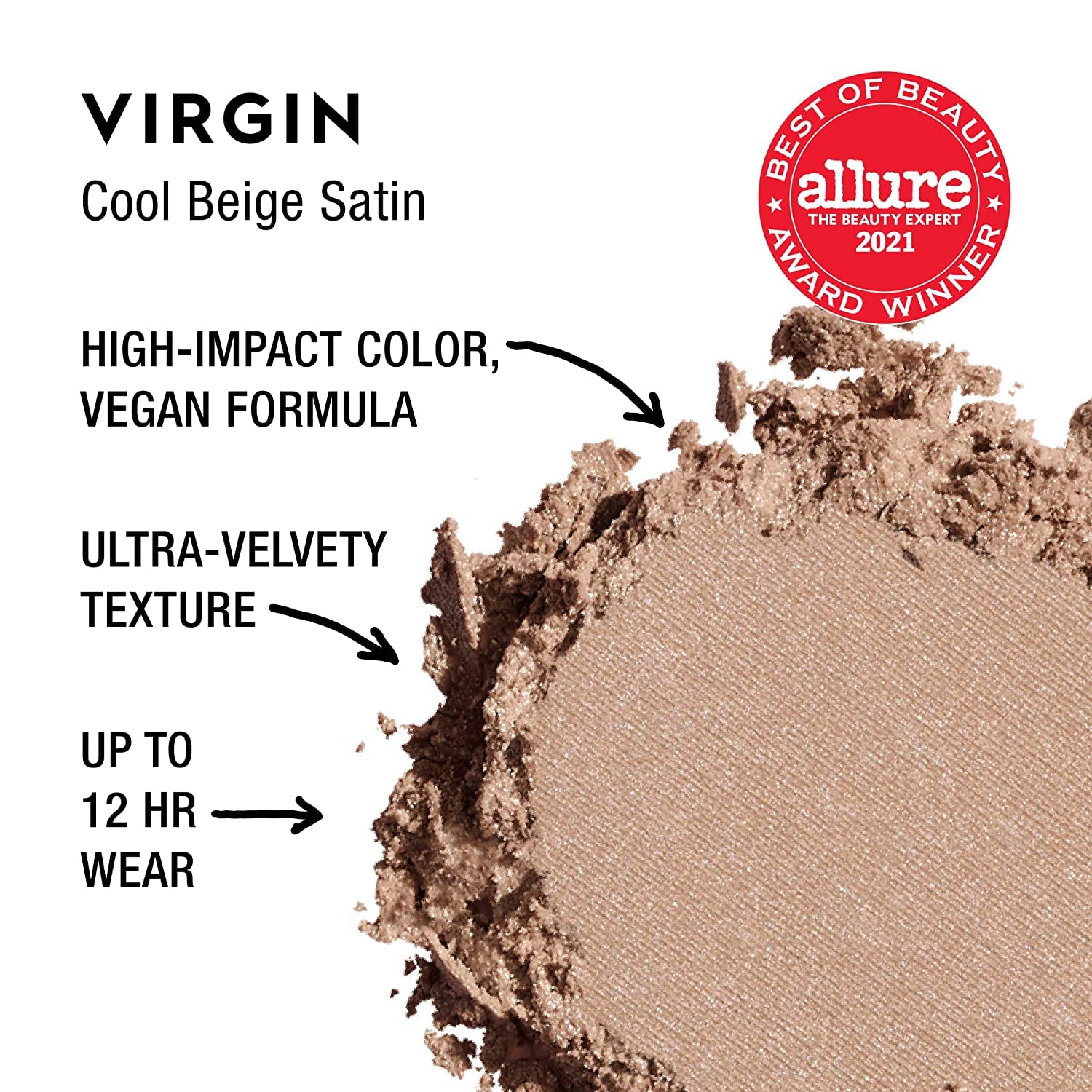 Foto 3 pulgar | Sombra De Ojos Compact Urban Decay 24/7 Virgin Satin Vegan - Venta Internacional.