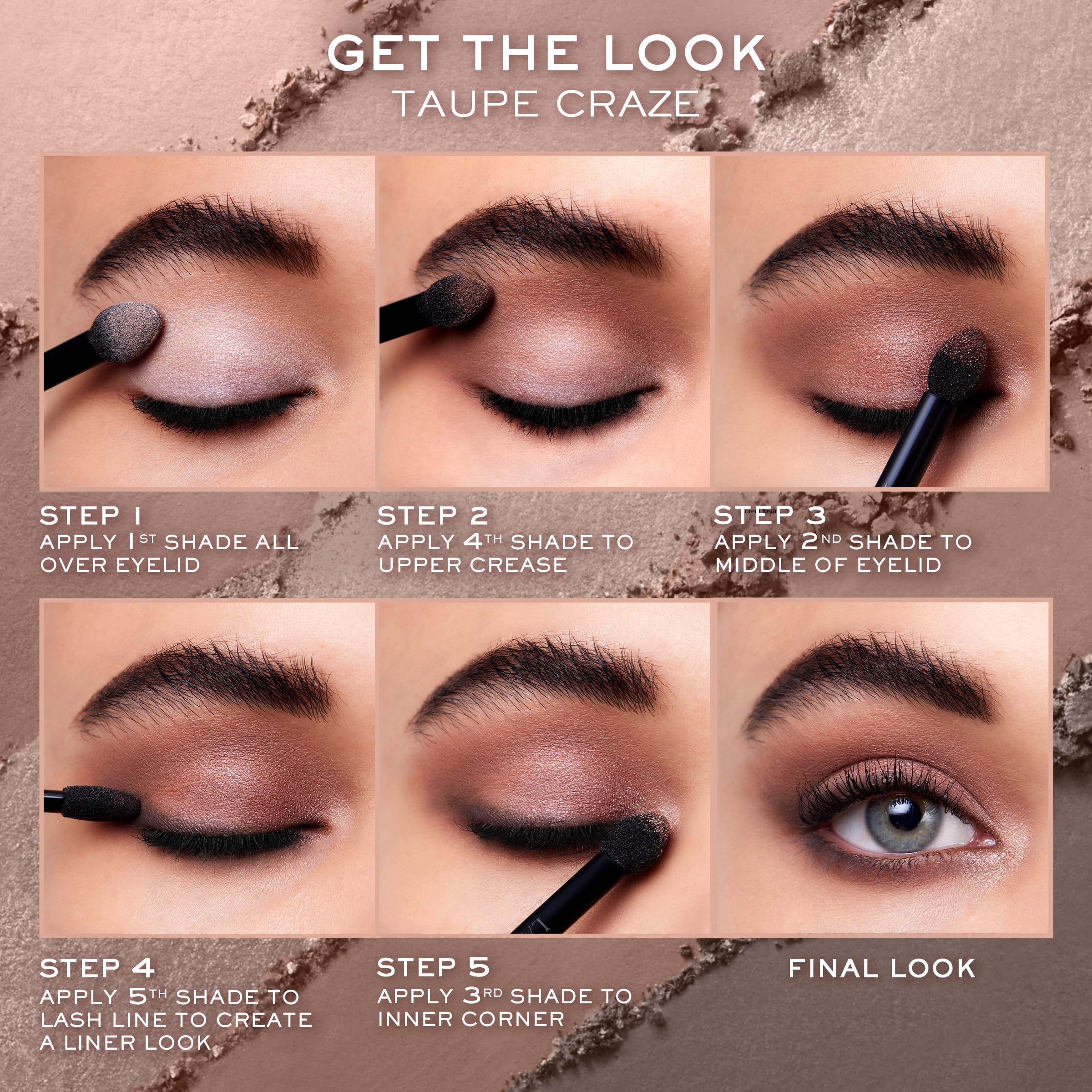 Foto 5 | Paleta De Sombras De Ojos Lancôme Hypnôse Taupe Craze 5 Colores - Venta Internacional.