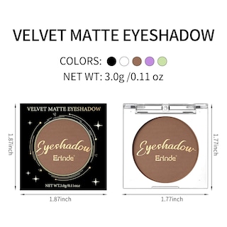 Foto 6 | Paleta De Sombras De Ojos Erinde Single Brown Matte 03# Cocoa Brown - Venta Internacional.