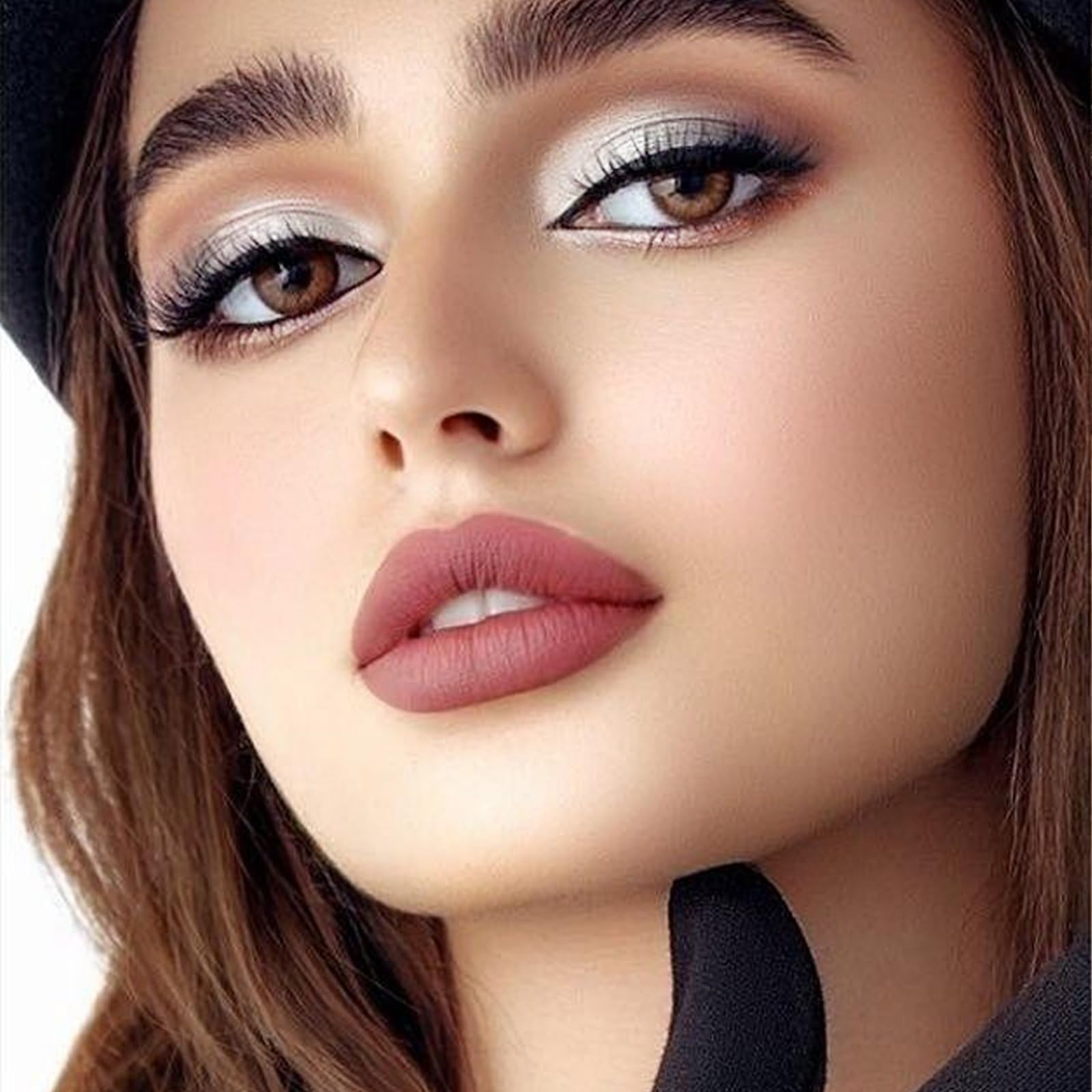 Foto 6 | Paleta De Sombras De Ojos Erinde White Matte Con Polvo Prensado - Venta Internacional.