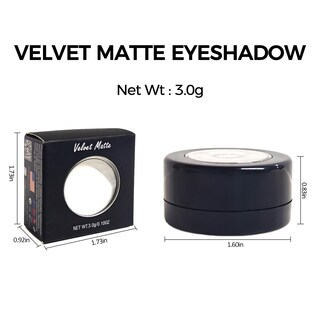 Foto 7 | Paleta De Sombras De Ojos Erinde White Matte Con Polvo Prensado - Venta Internacional.