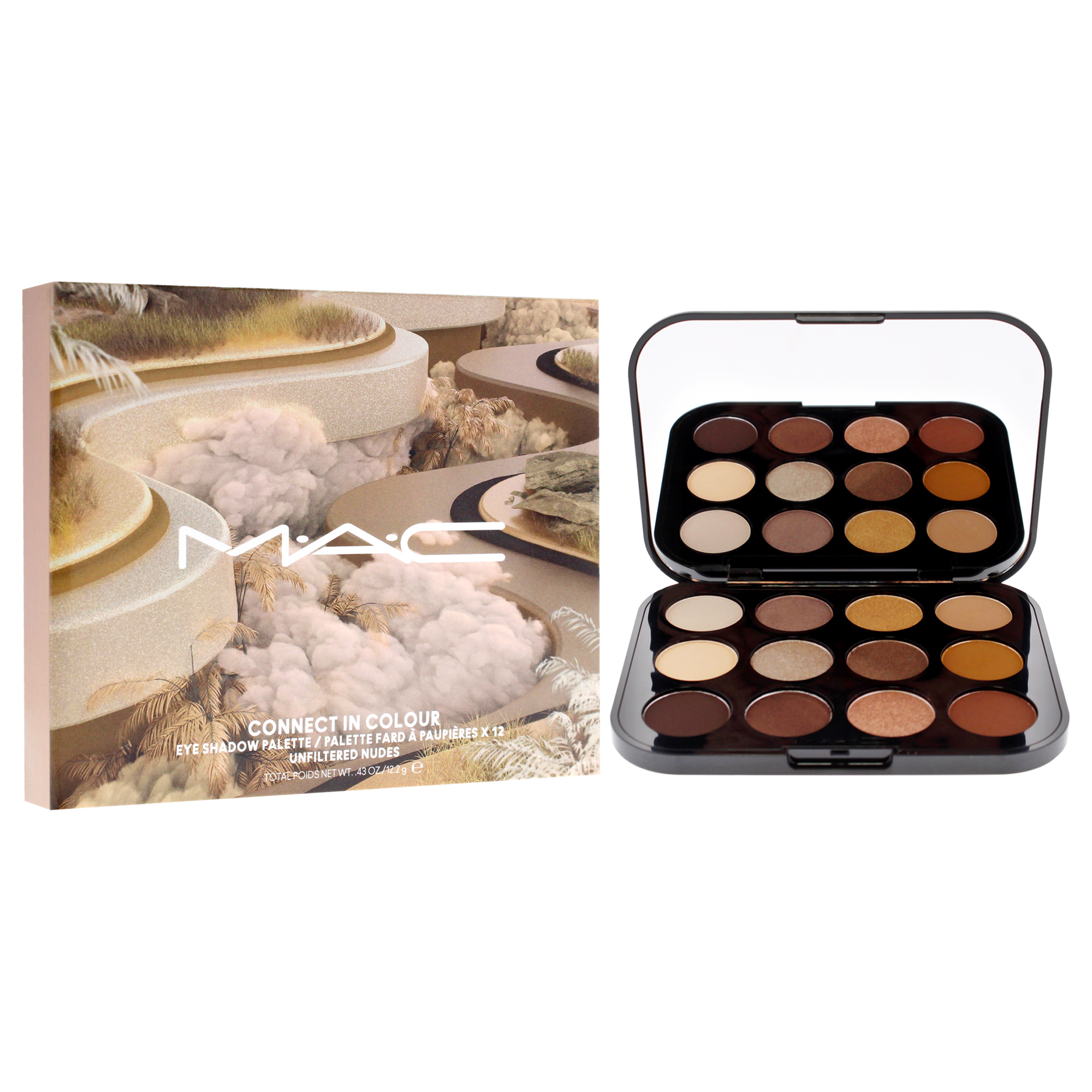 Foto 4 pulgar | Paleta de Sombras Mac Connect In Colour Nudes 12 Colores - Venta Internacional