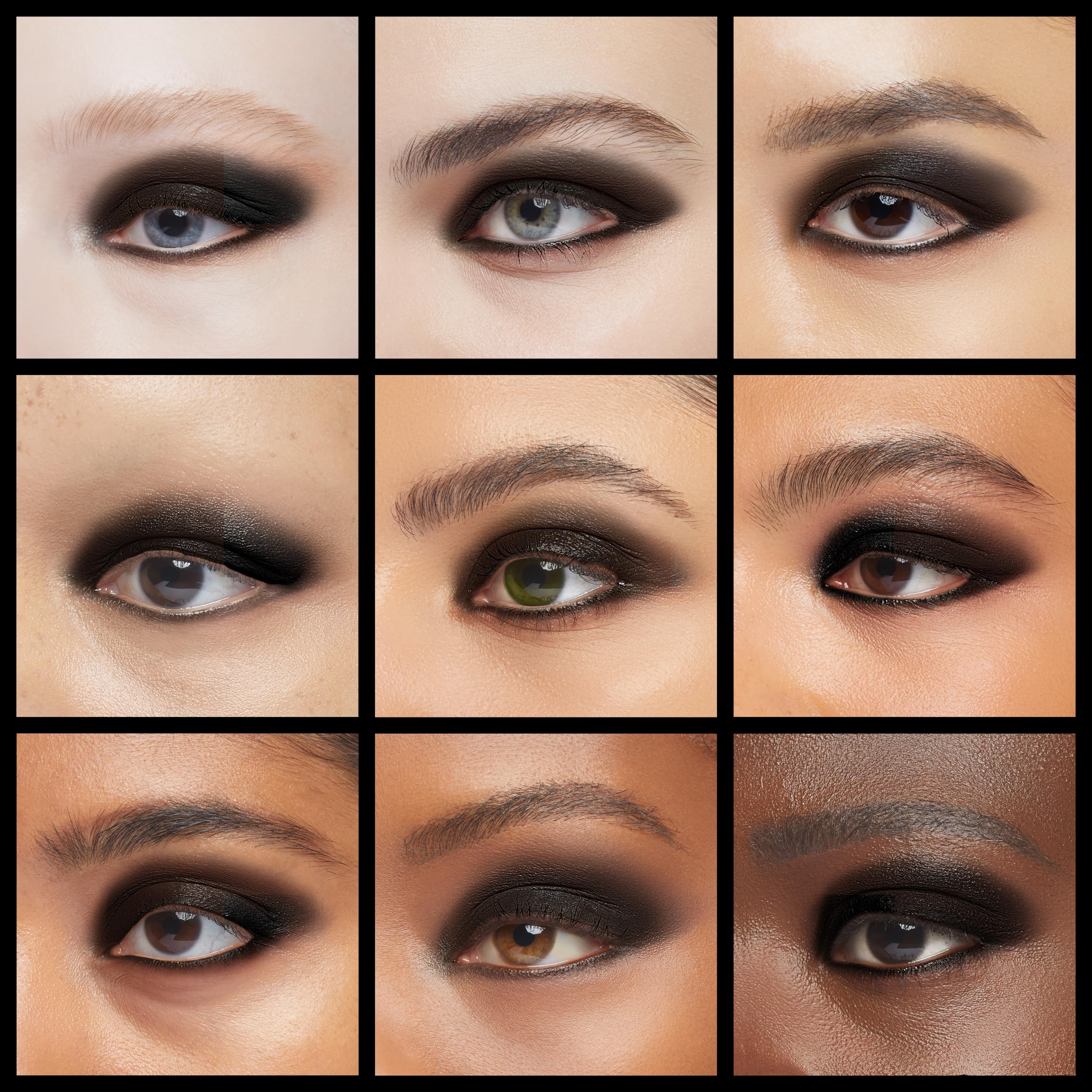 Foto 5 pulgar | Sombra de Ojos Erinde Black Matte Single Black Smokey - Venta Internacional