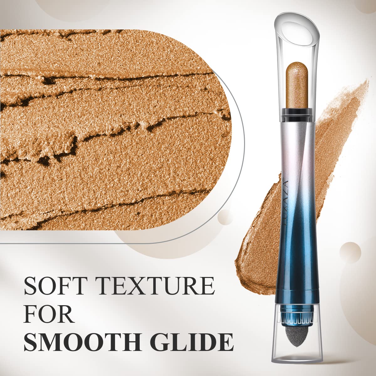 Foto 4 pulgar | Sombra De Ojos Luxaza 24h Longwear Mate/marrón Metalizado Crema - Venta Internacional.