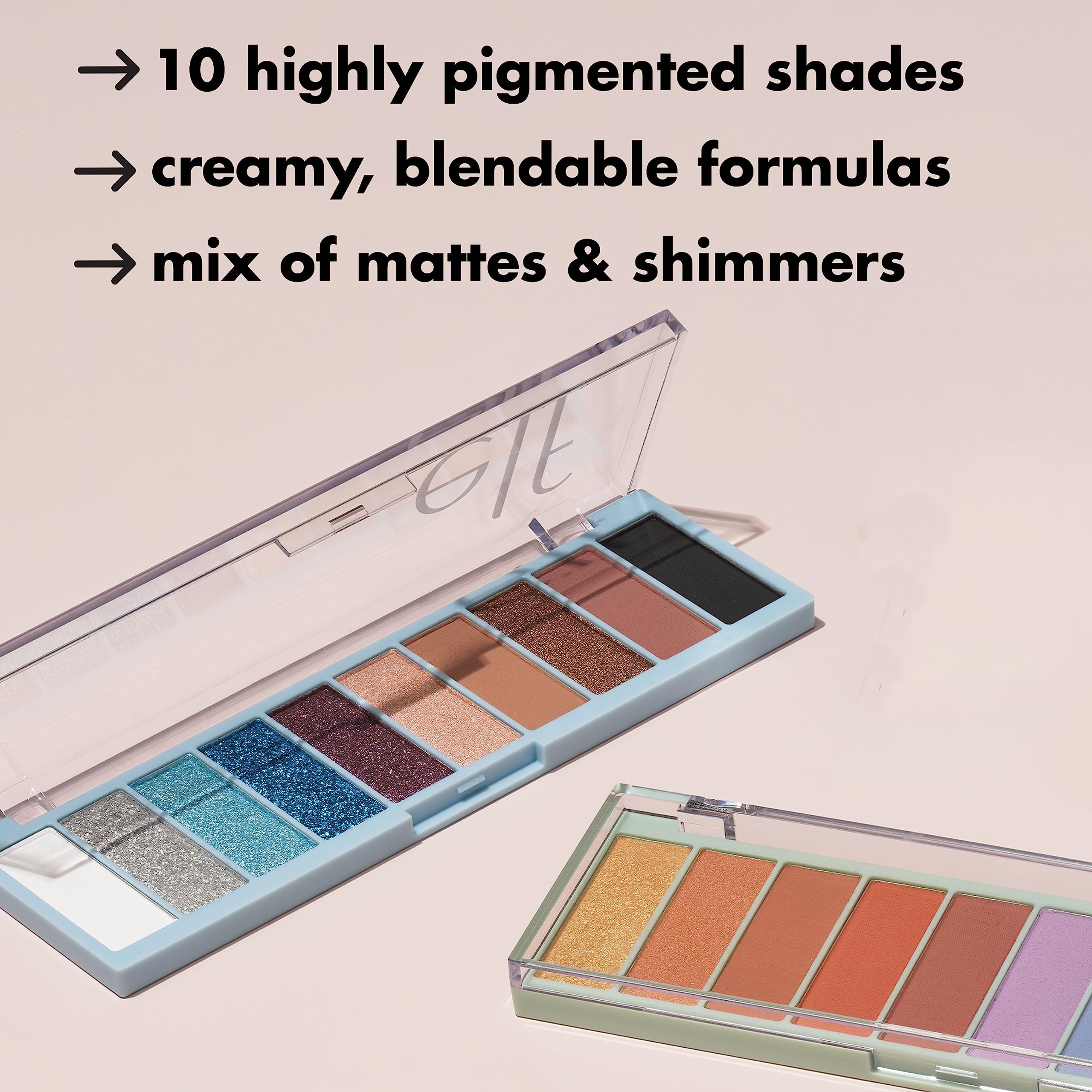 Foto 5 pulgar | Paleta De Sombras De Ojos E.l.f. Perfect 10 Ten Ultrapigmentada - Venta Internacional.