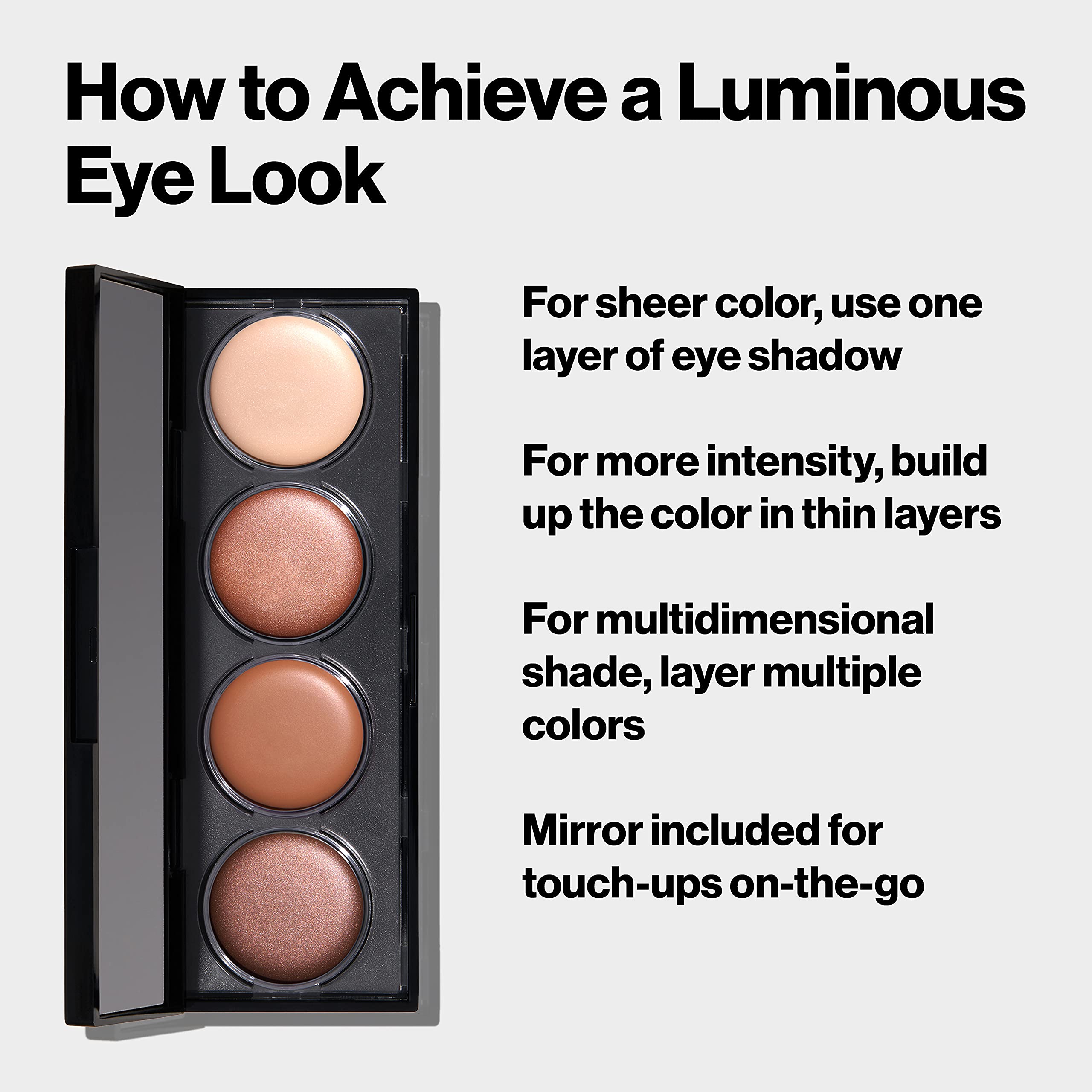 Foto 5 | Paleta De Sombras De Ojos Revlon Illuminance 715 Precious Metals - Venta Internacional.