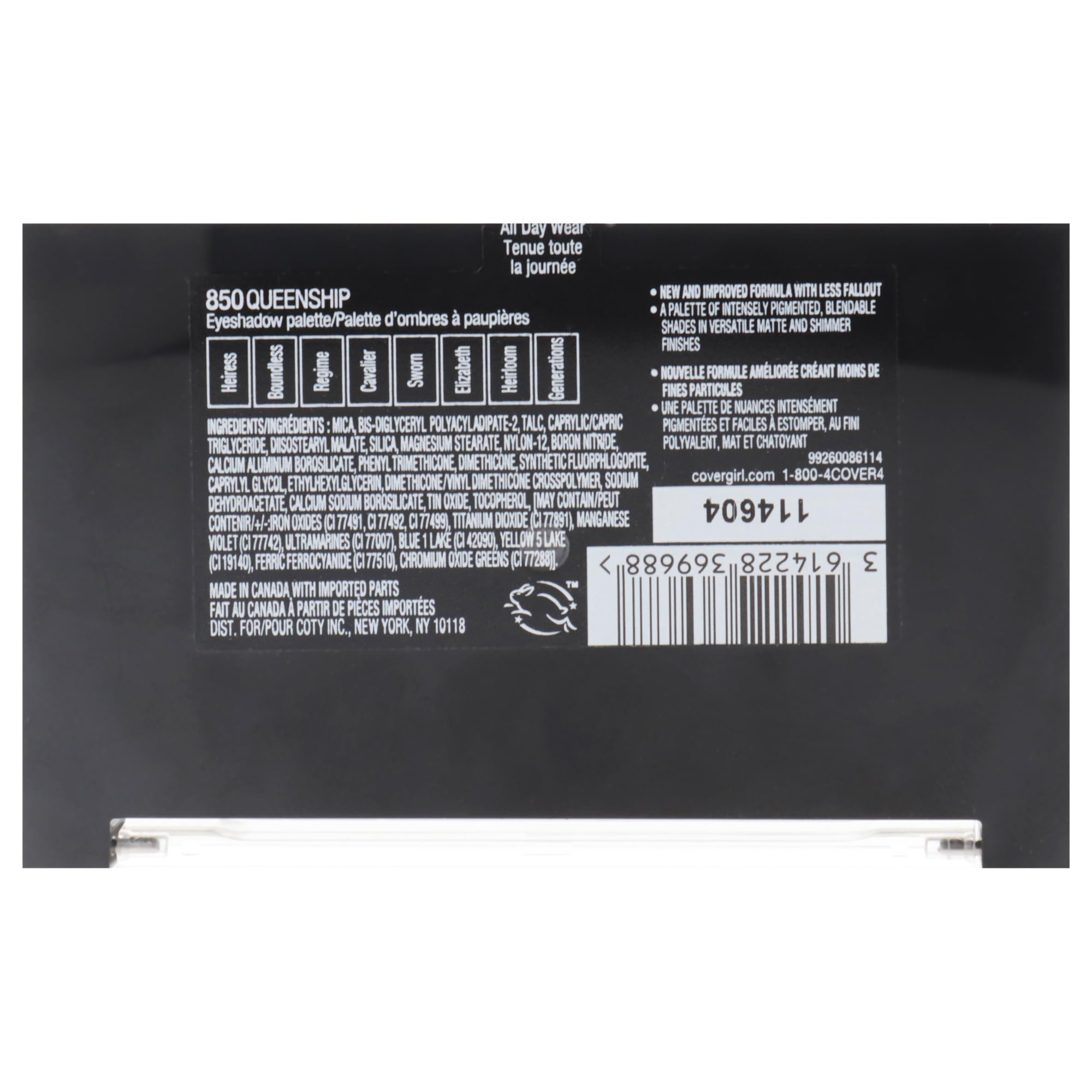 Foto 5 pulgar | Paleta De Sombras De Ojos Covergirl Trunaked Queenship 8 Shades - Venta Internacional.