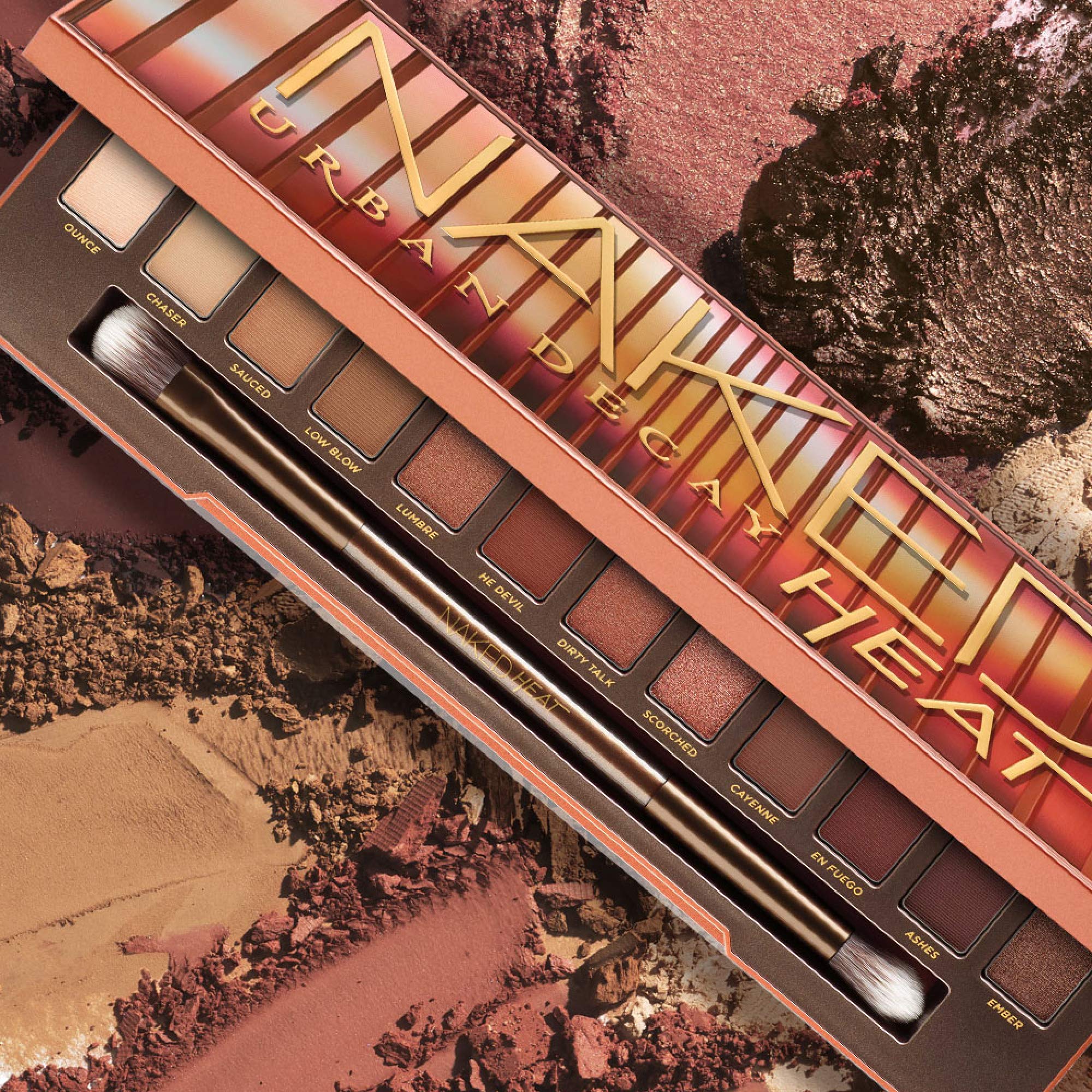Foto 7 | Paleta De Sombras De Ojos Urban Decay Naked Heat 12 Tonos - Venta Internacional.