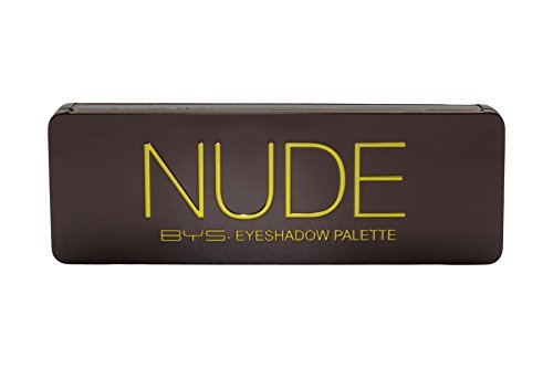 Foto 7 pulgar | Paleta De Sombras De Ojos Bys 12 Color Nude Con Espejo Y Aplicadores - Venta Internacional.