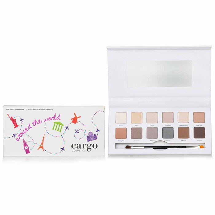 Foto 5 | Paleta De Sombras De Ojos Cargo Around The World Con 12 Sombras De Ojos - Venta Internacional.